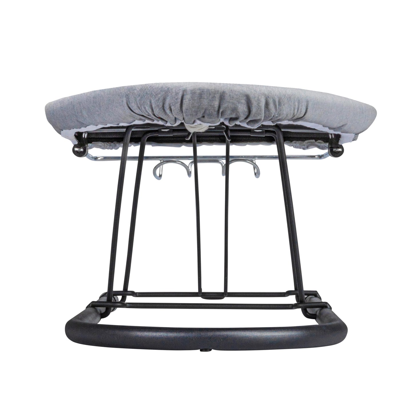 Household Essentials Tabletop Ironing Board, Durable Board with Iron Rest, Includes Door Hang, Perfect for Dorms and Small Spaces, Black with Grey Cover