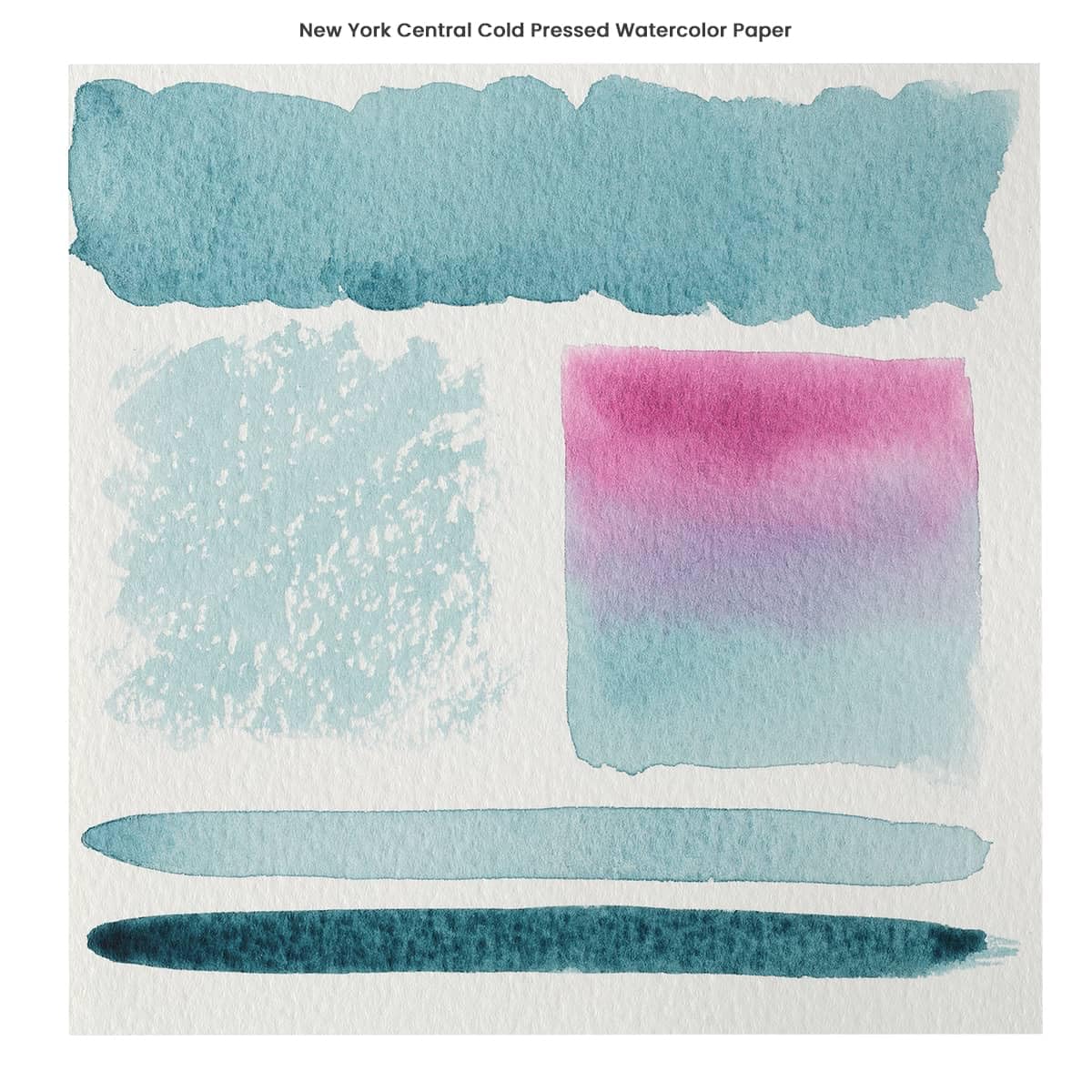 New York Central Watercolor Paper - 22x30-1 Pack of 10 Sheets - 300 lb. Cold Press - 100% Cotton, Acid-Free, Archival Quality, Bright White Watercolor Paper Pad for Wet & Dry Media