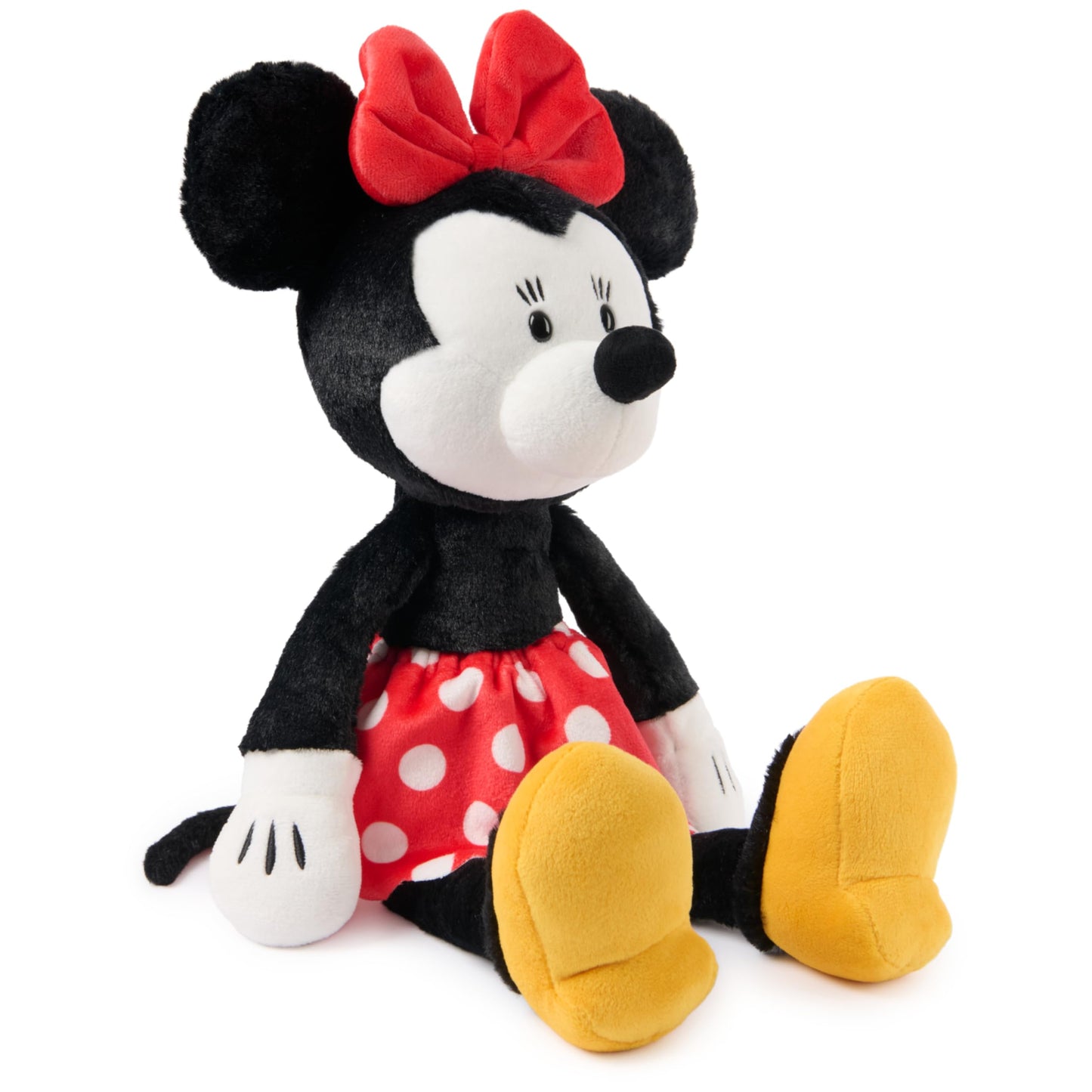 GUND Disney Official Minnie Mouse Toothpick Plush, Mickey and Friends, Disney Stuffed Animal for Ages 1 and Up, Black/White, 15”