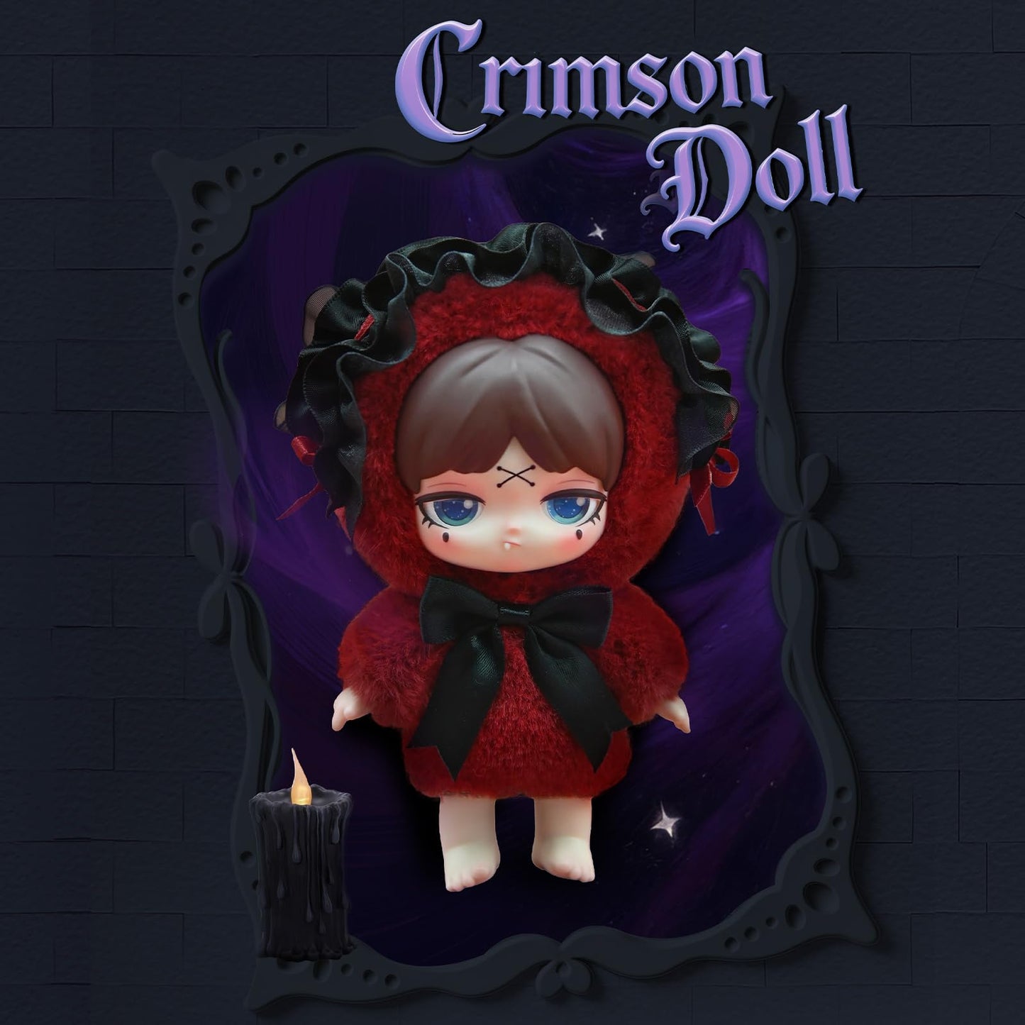 52TOYS Lilith Forbidden Covenant Series Blind Box Stuffed Animal Plush Toy with Soft and Adorable Design, 1PC Perfect for Cuddling, Display, and Unique Posing, Ideal Gift for Panda Enthusiasts