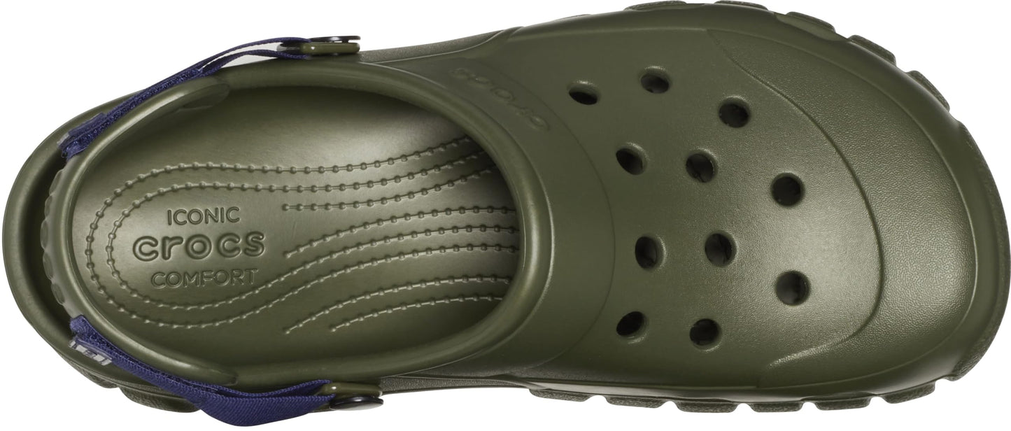 Crocs Unisex Clog, Army Green Navy, 9 Women/7 Men
