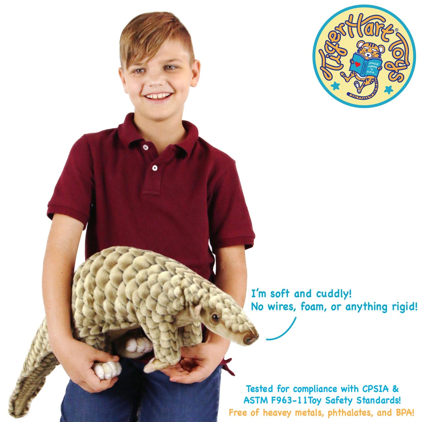 Pandy The Pangolin - 30 Inch Stuffed Animal Plush - by TigerHart Toys