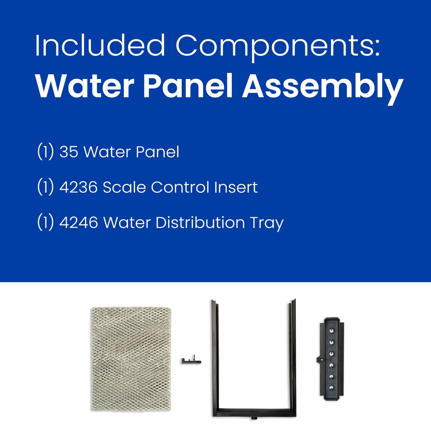 AprilAire 4750 Humidifier Maintenance Kit with Water Panel Model No. 35 Humidifier Replacement Filter for AprilAire Whole-House Humidifier Models: 700, 700A, 700M, 760, 760A, 768