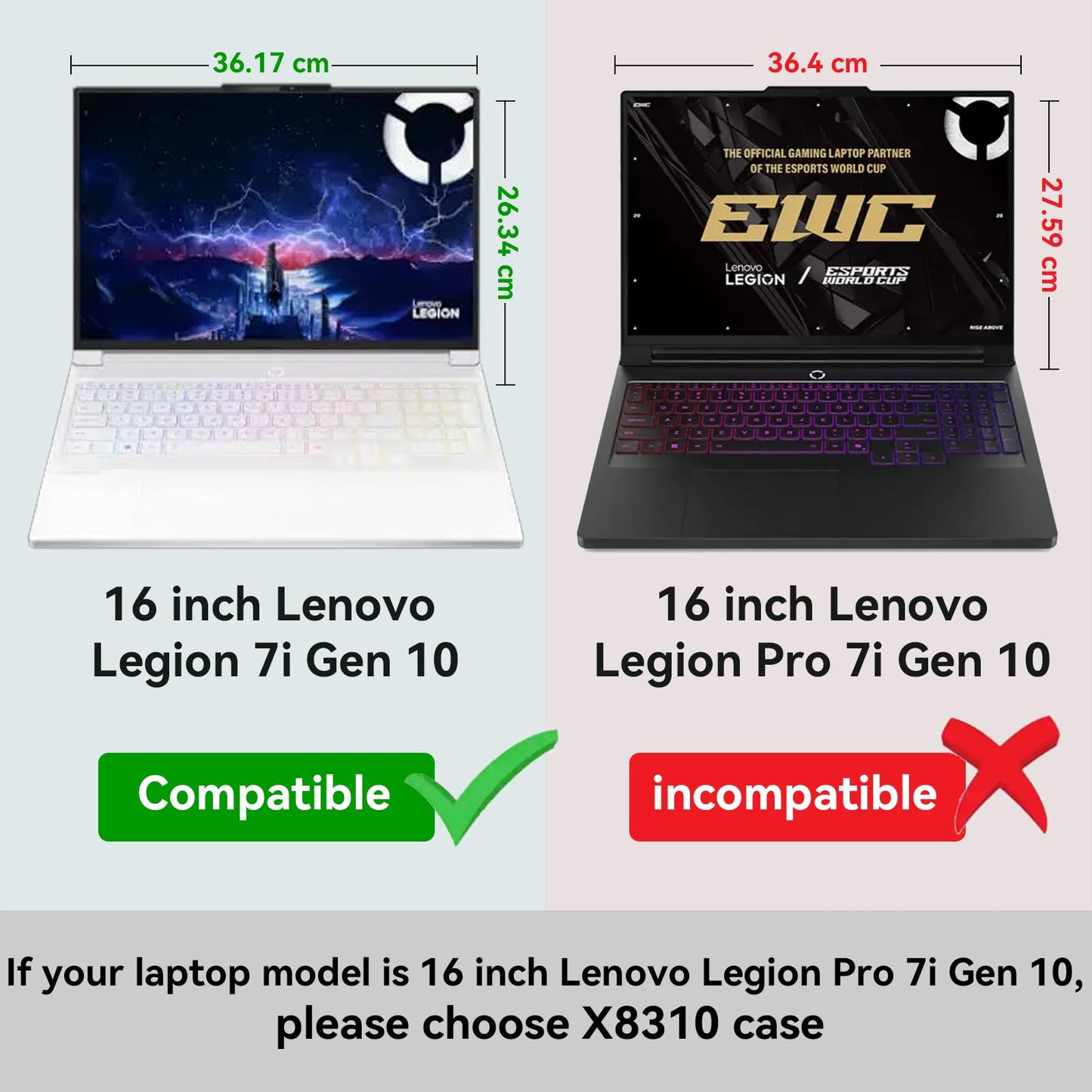 Smatree Hard EVA Protective Sleeve Compatible for 16 inch Lenovo Legion 7i Gen 9,for Legion Slim 7i/5i/5 Gen 9/8,Legion5 Pro Gen7,for 15.6 inch LOQ Series Laptop(Not Fit LegionPro 7i Gen10) (X8292)