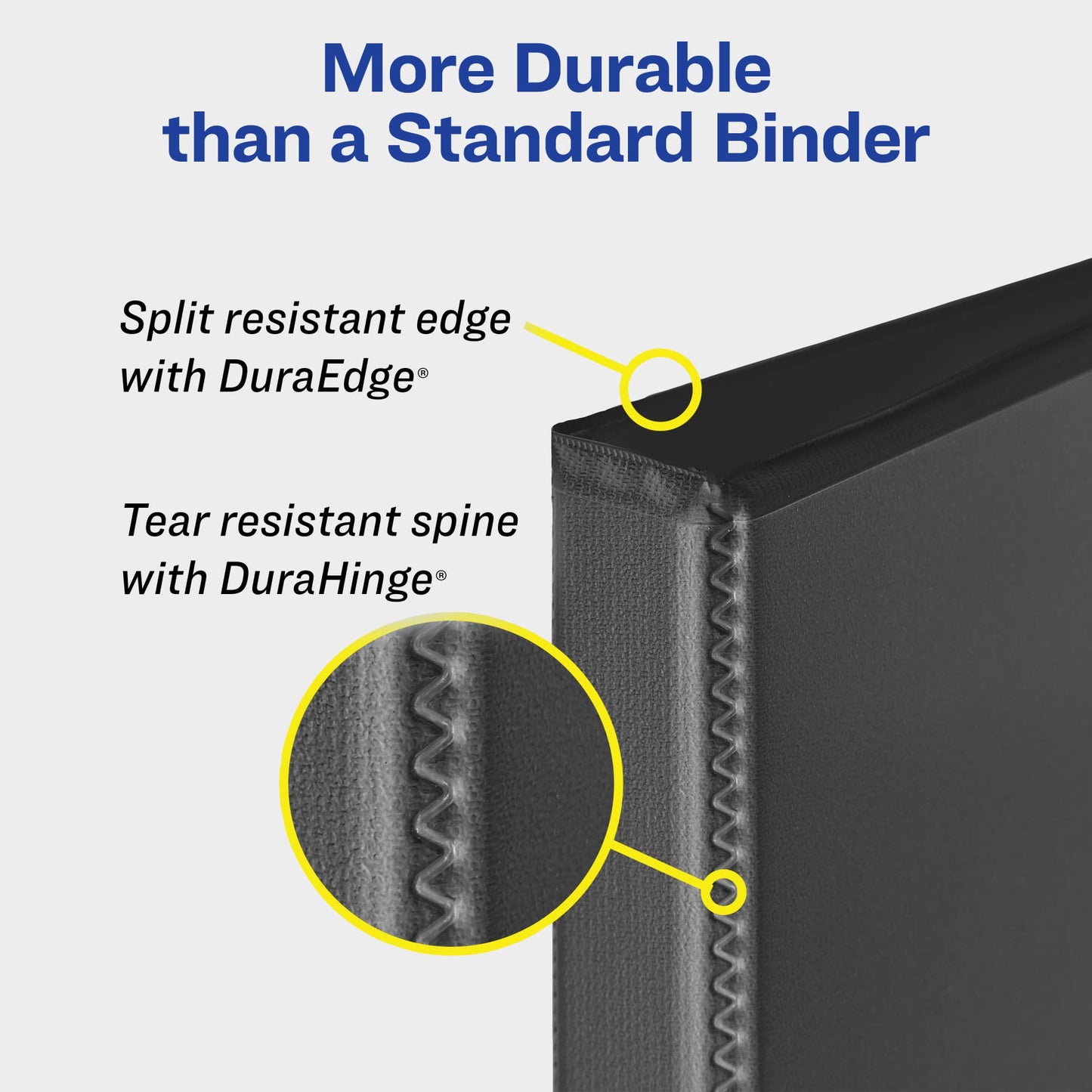 Avery Heavy-Duty View 3 Ring Binder, 3 Inch One Touch EZD Rings, 670-Sheet Capacity, 3.5 Inch Wide Spine (4-Pack of 79693)