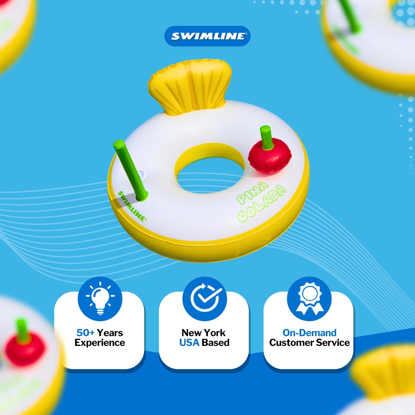 Swimline Pina Colada Inflatable Pool Ring