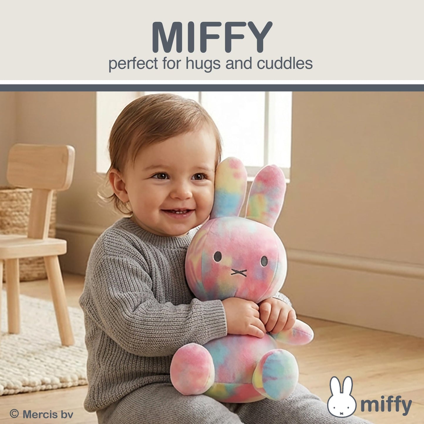 Miffy 14" Tie Dye Plush