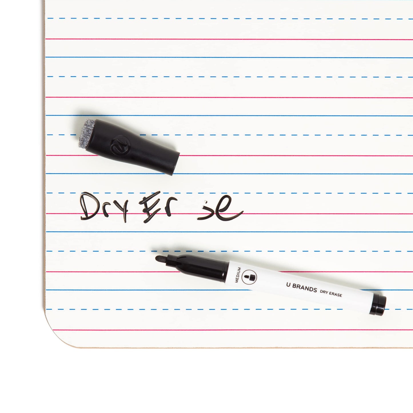 U Brands Dry Erase Lapboards, 24 Pack, 9" x 12", Double-Sided Small Whiteboards for School, Student Lapboards for Classroom, School & Homeschool Supplies, Portable Mini Whiteboard Set
