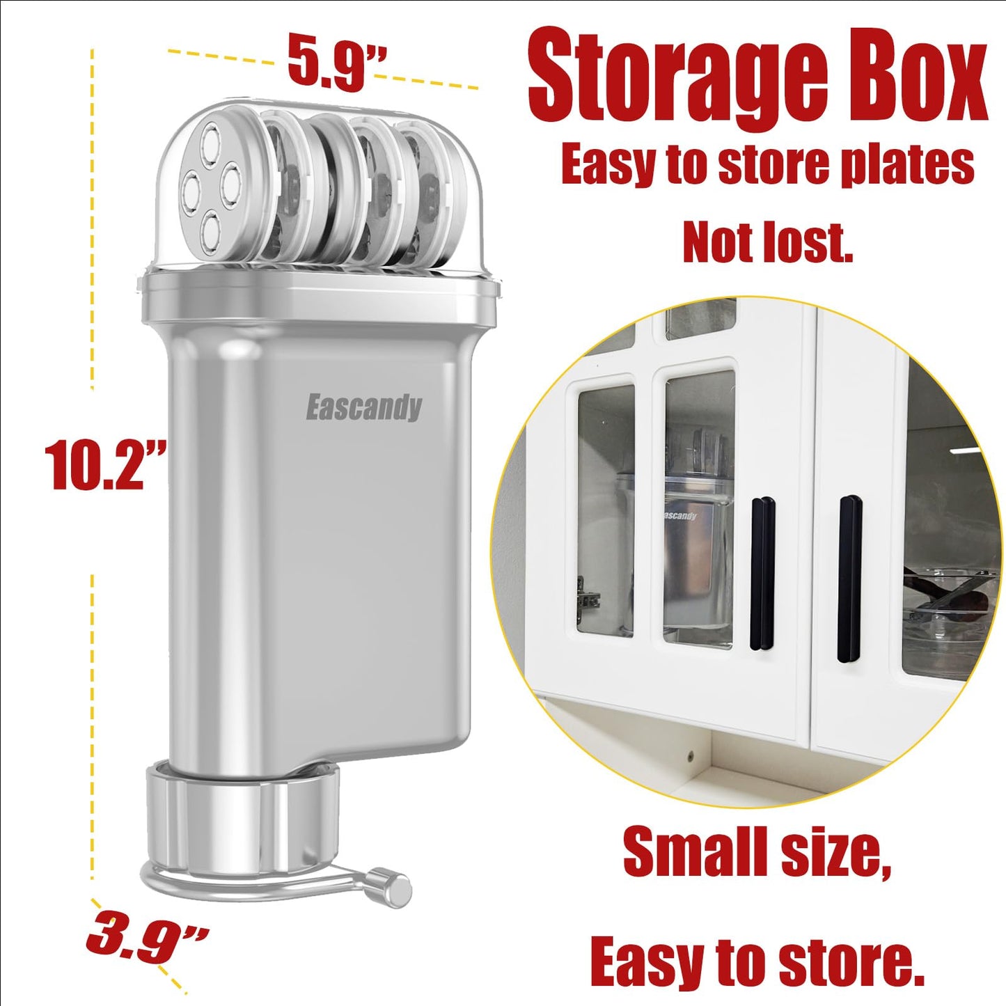 Metal Gourmet Pasta Press Attachment for KitchenAid Stand Mixer – Durable Pasta Maker Attachment with 5 Interchangeable Plates for Spaghetti, Bucatini, Fusilli, Large & Small Macaroni