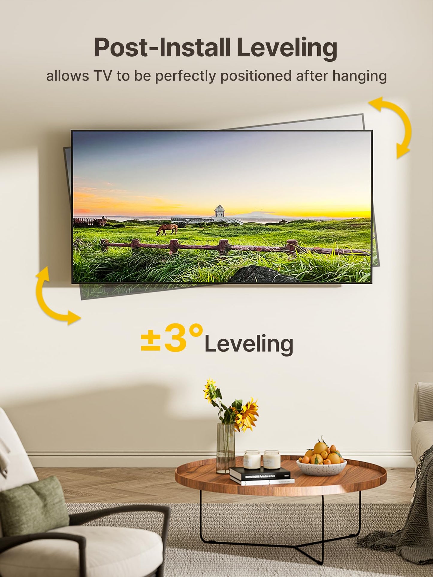 monTEK Long Arm TV Wall Mount for Most 23-65 Inch TVs, 37 Inch Long Extension TV Mount Swivel and Tilt, Full Motion Wall Mount Tv Bracket Fit Max VESA 400 x 400mm, Up to 77 lbs