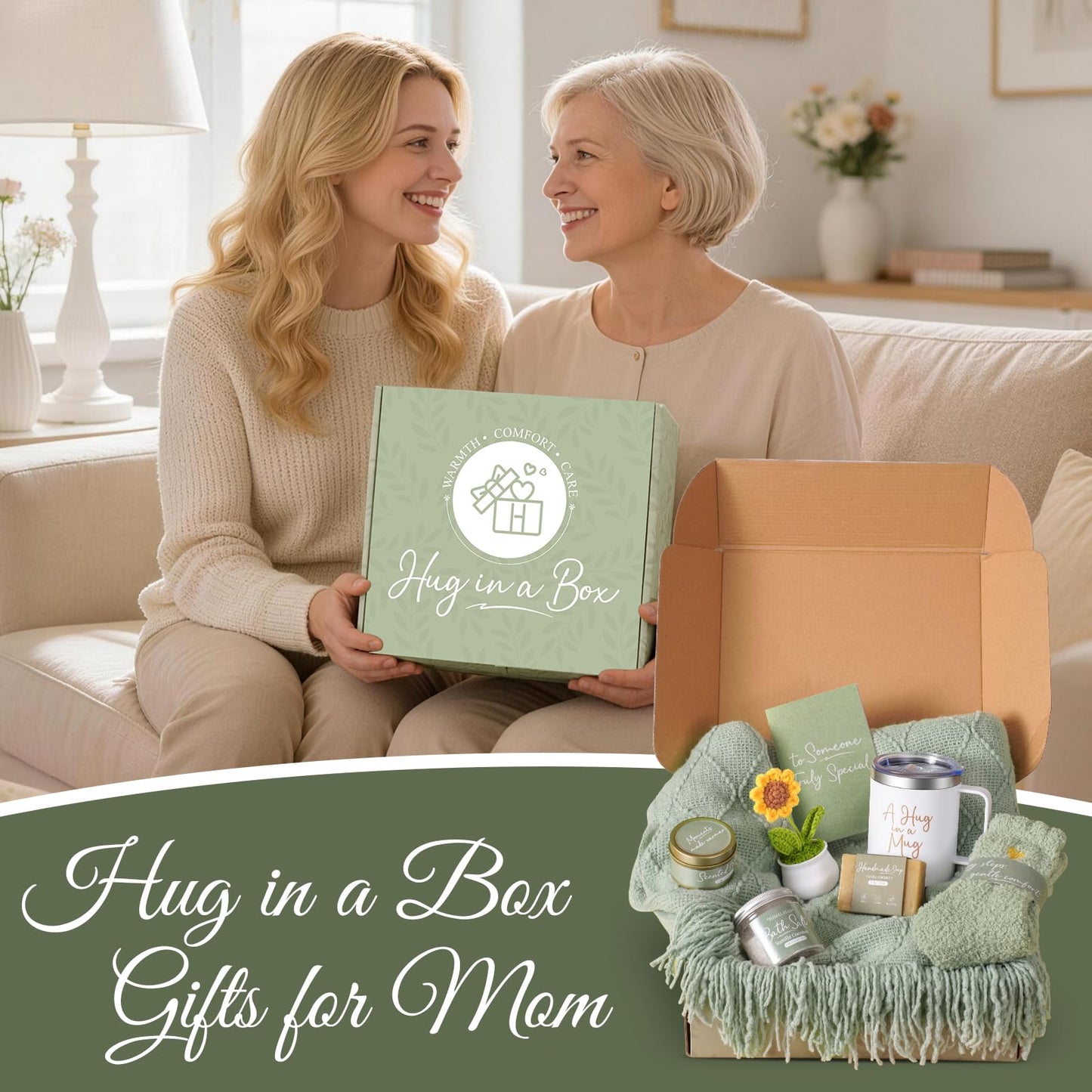 Get Well Gifts for Women After Surgery, Sending Sunshine Gift Baskets for Mom Women Her Best Friend Wife Daughter Birthday Gifts Self Care Kit, Get Well Soon Spa Basket Care Package