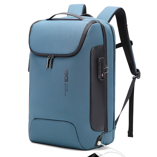 BANGE Anti-Theft Travel Backpack,Waterproof Fashion Work Backpacks,High Tech Backpack with USB3.0 Charging Port,Business Laptop Backpack Fits 17.3 Inch Notebook for Women
