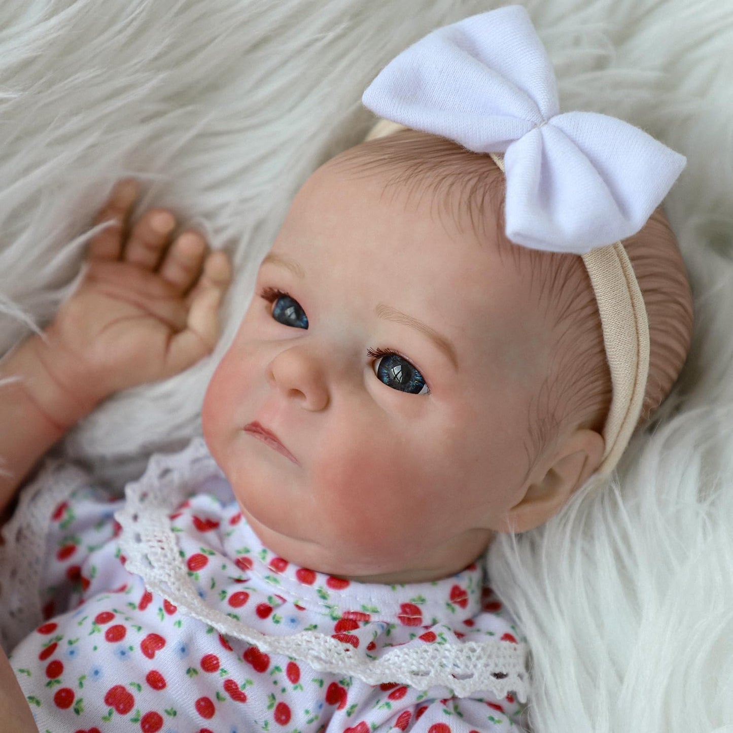SCOM Realistic Reborn Baby Dolls Tink - 16 Inch Vinyl Preemie Baby Doll, Poseable Real Life Baby Girls Dolls with Soft Weighted Cloth Body Newborn Baby Doll Gift Toy for Boy or Girl Ages 3+