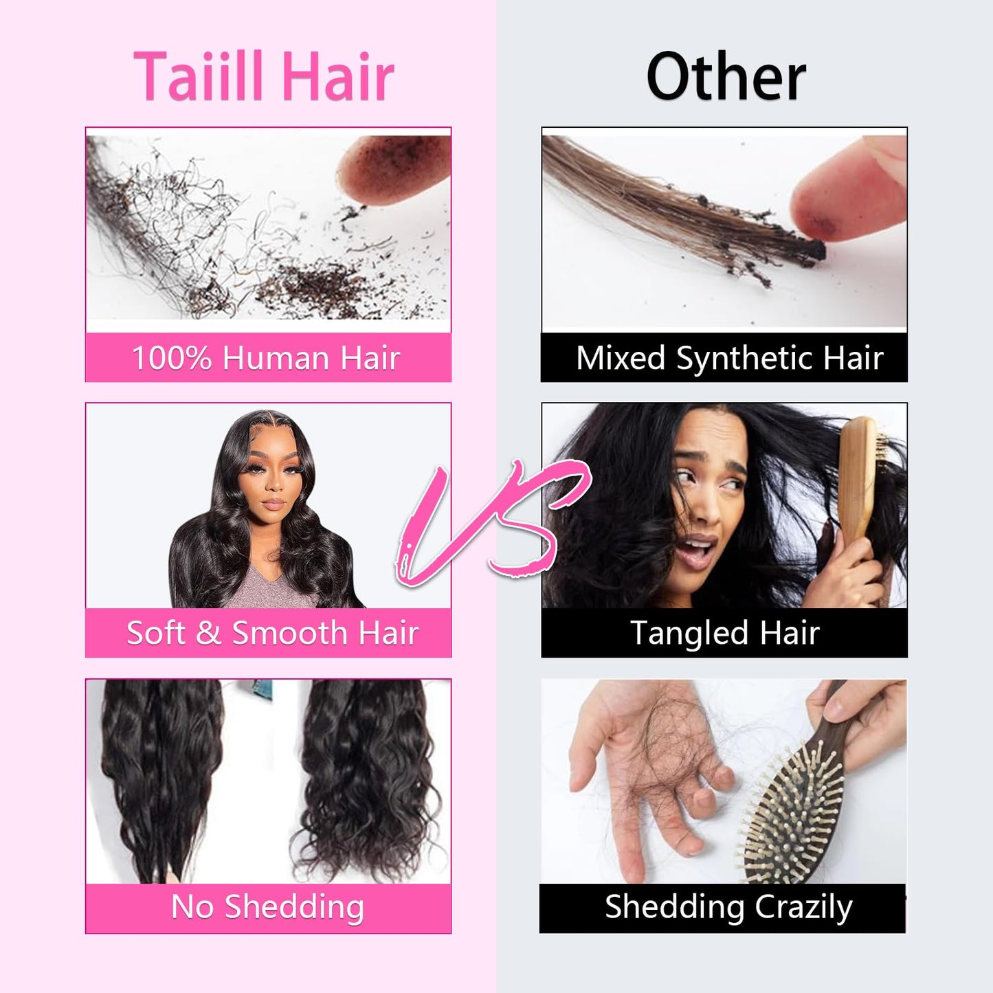 12A Human Hair Bundles Body Wave Bundles Human Hair 100% Unprocessed Brazilian Virgin Bundles Body Wave Real Human Hair Extensions Natural Black 24 Inch