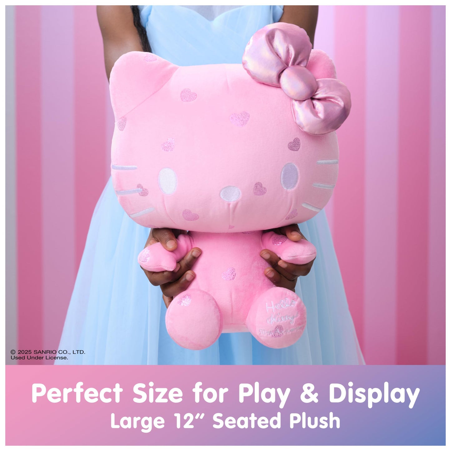 GUND Sanrio Hello Kitty 50th Anniversary Plush, Special Edition Stuffed Animal for Ages 1 and Up, Pink, 12”