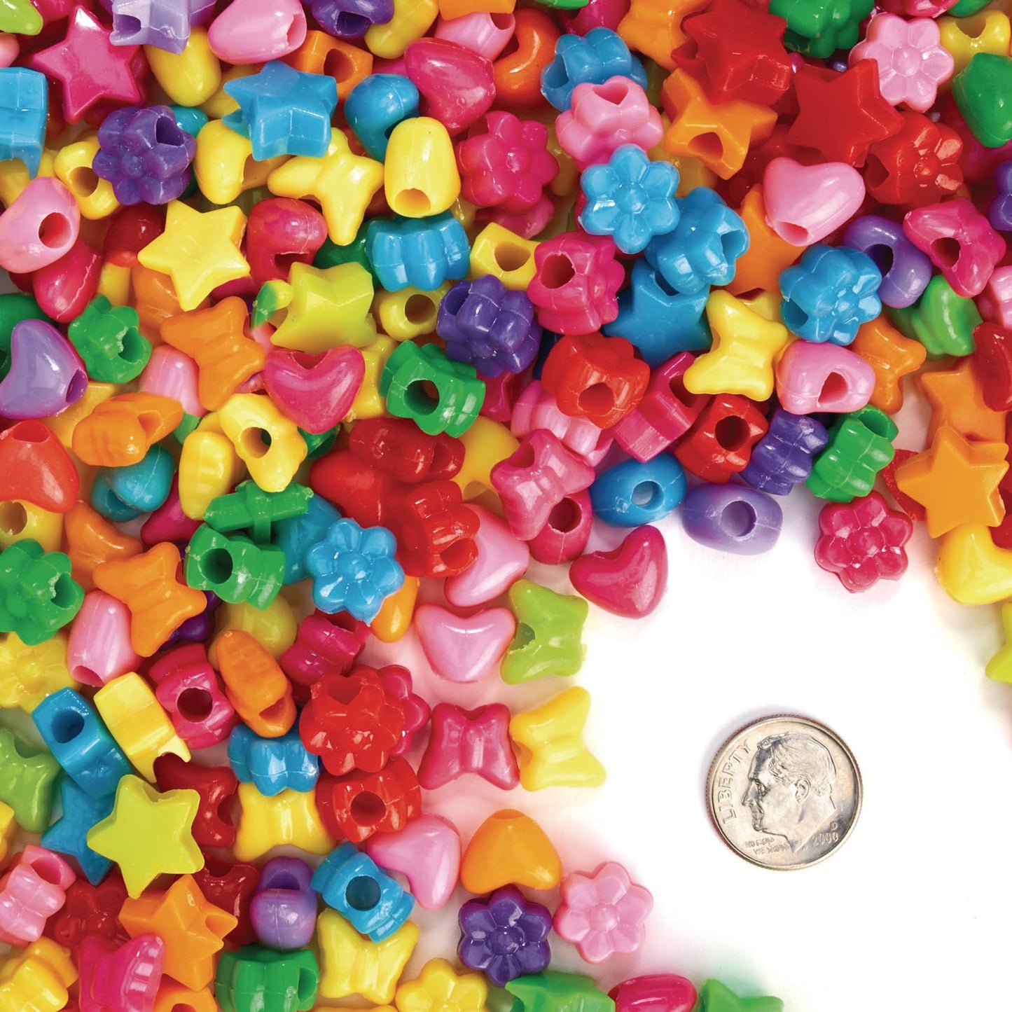 Colorations FUNPONY Fun Shapes Pony Beads - 1 lb.