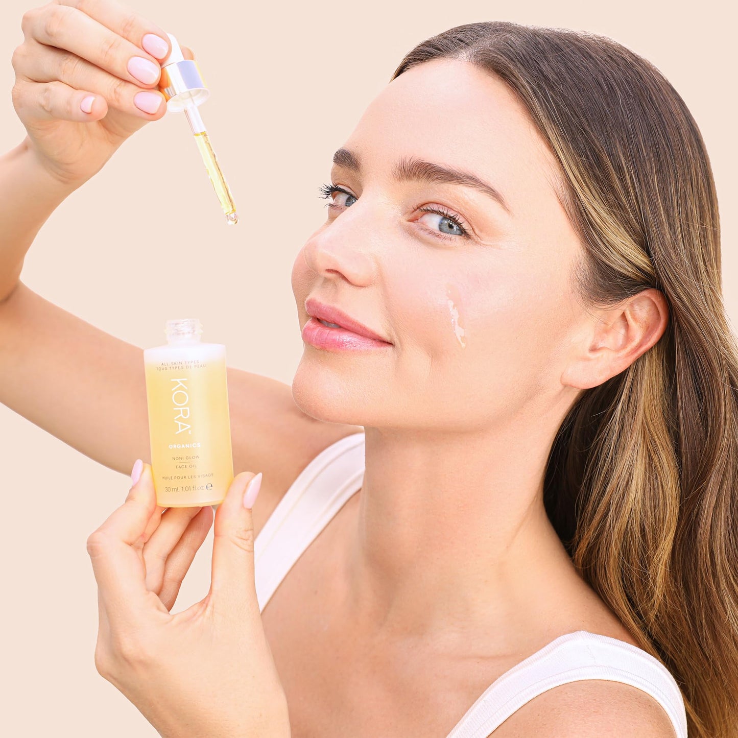 KORA Organics Noni Glow Hydrating Face Oil with Rosehip Oil, Certified Organic, Cruelty Free, 1.69 fl oz