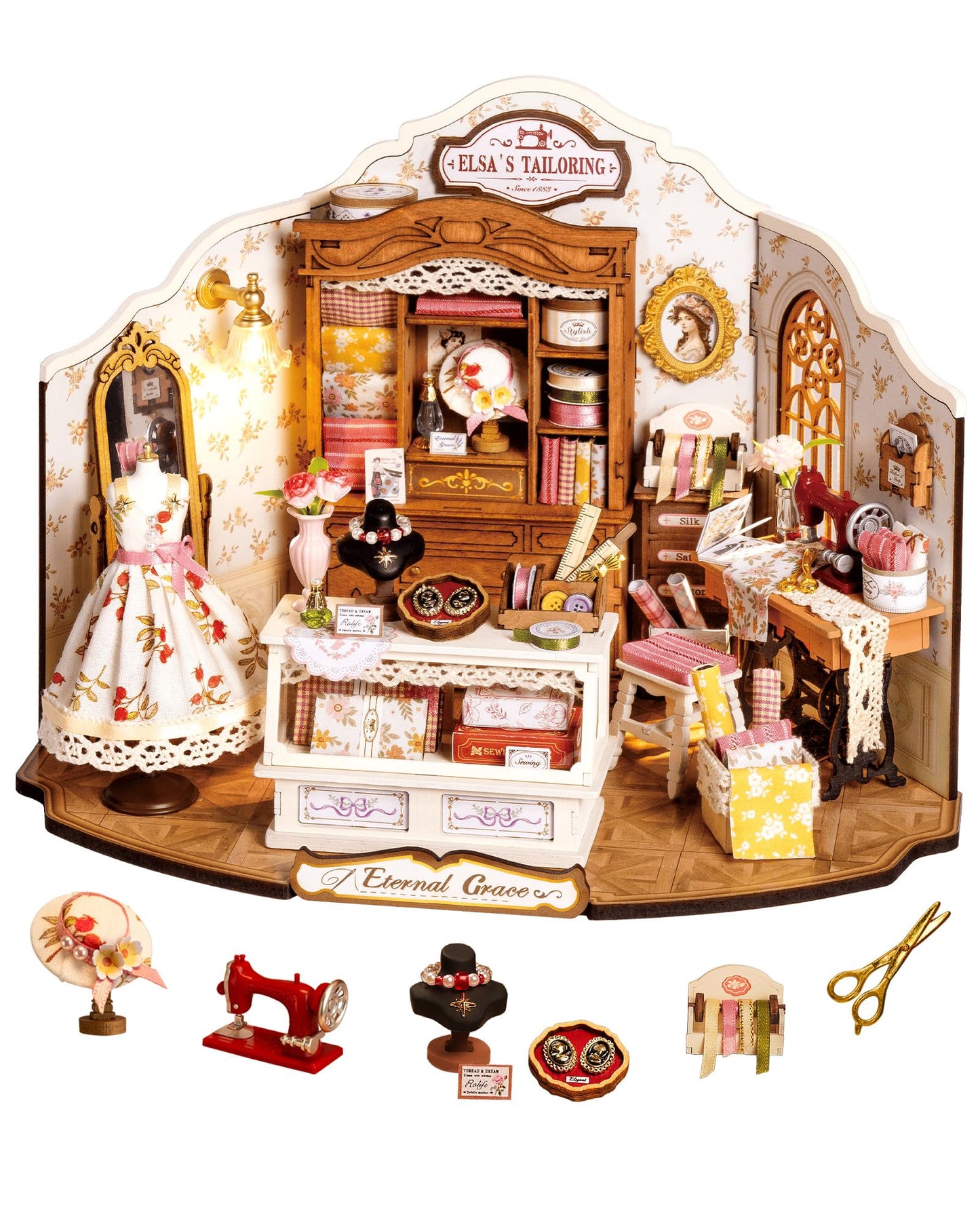 ROBOTIME DIY Miniature Dollhouse Kit