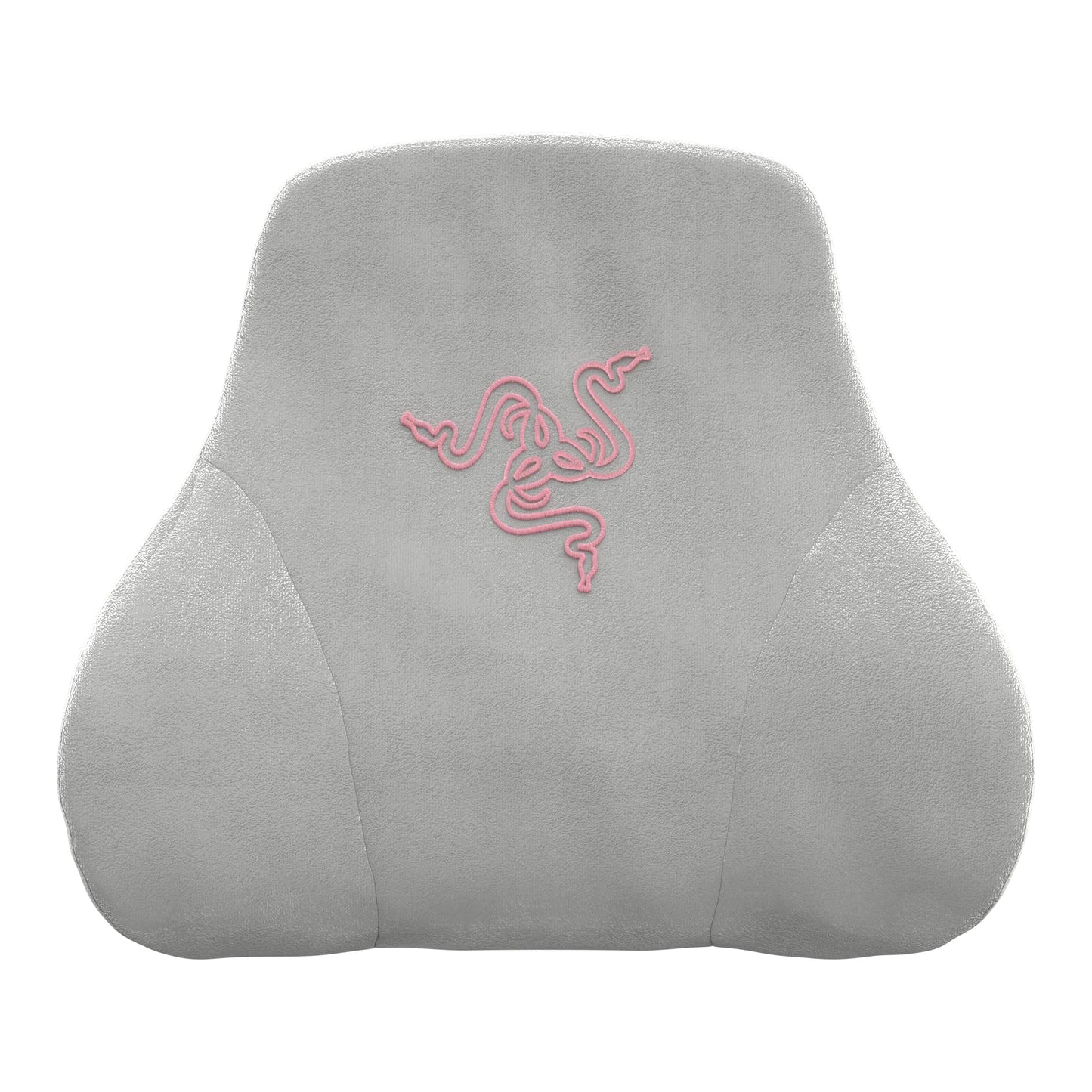 Razer Head Cushion Neck & Head Support for Gaming Chairs: Ergonomically Designed - Memory Foam Padding  - Wrapped in Plush Pink Velvet - Quartz