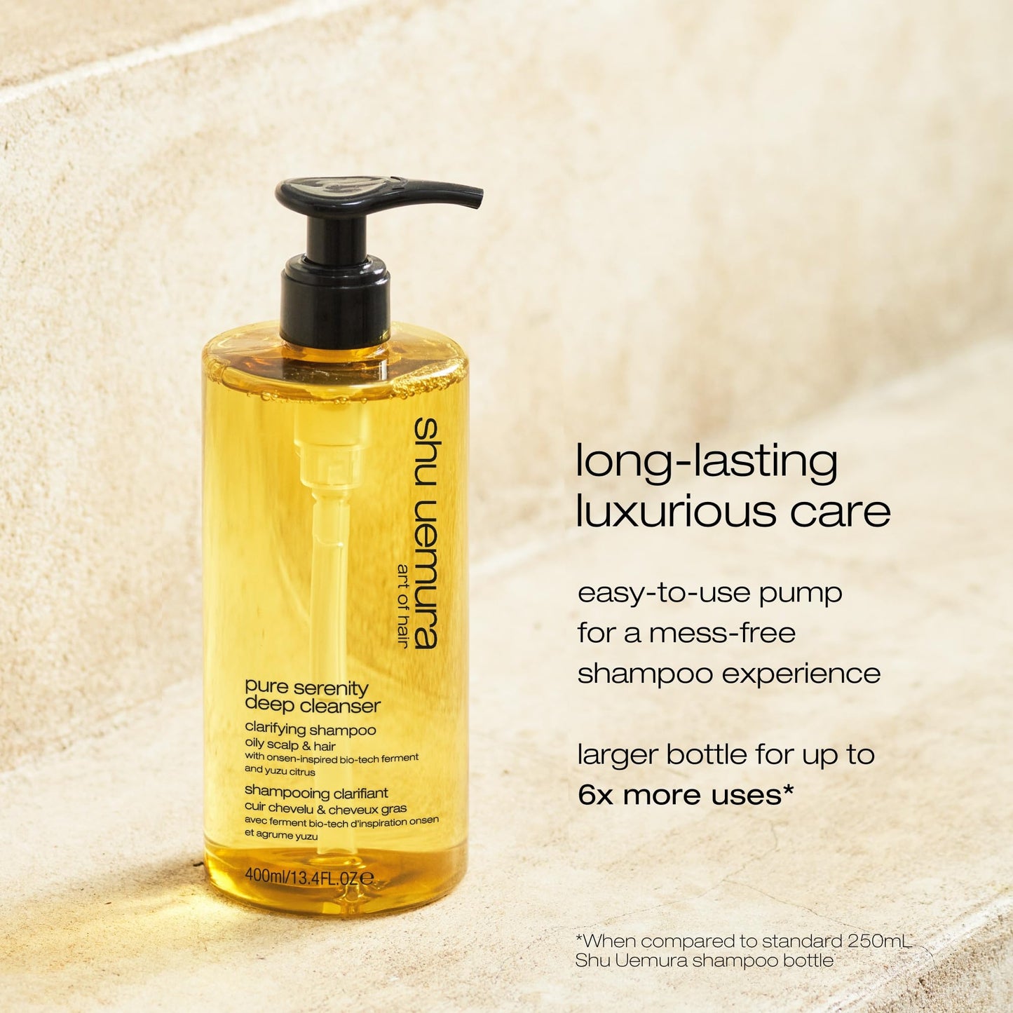 Shu Uemura Pure Serenity Clarifying Shampoo - Removes Dirt and Product Buildup, Balances and Removes Excess Oil