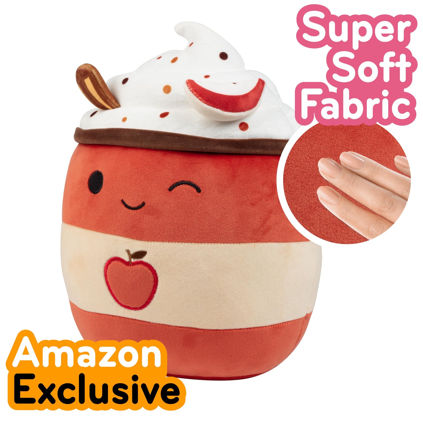 Squishmallows 10" Mead The Apple Cider Fall Plush - Official Kellytoy - Collectible Cute Soft & Squishy Apple Cider Stuffed Animal Toy - Add to Your Squad - Gift for Kids, Girls & Boys - 10 Inch