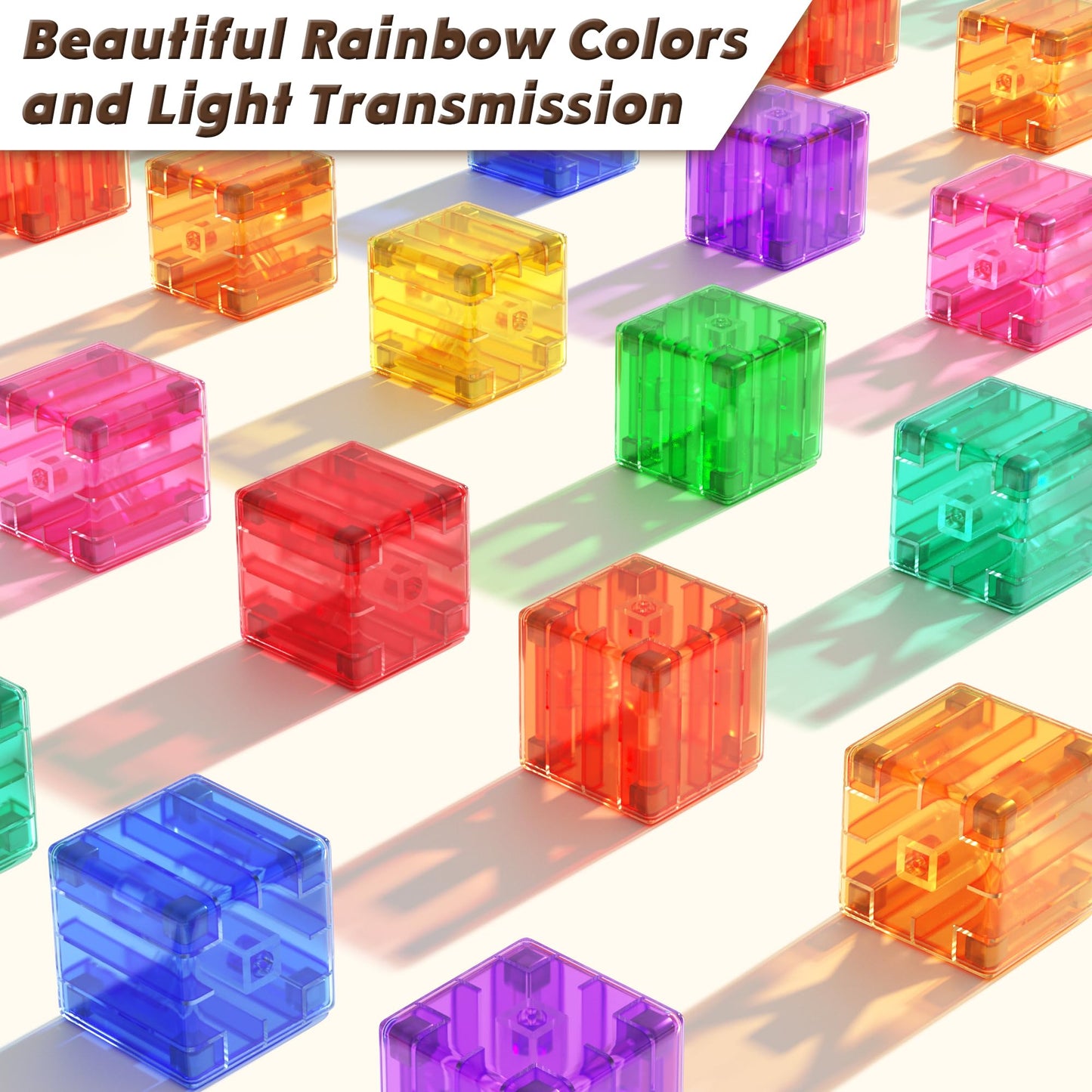 99pcs Magnetic Blocks, Gifts for 3 4 5 6 Year Old, Magnet Building Blocks for Toddlers, Girls & Boys, Sensory - Montessori - Autism - Magnetic Toys for Kids Ages 3-5 4-8