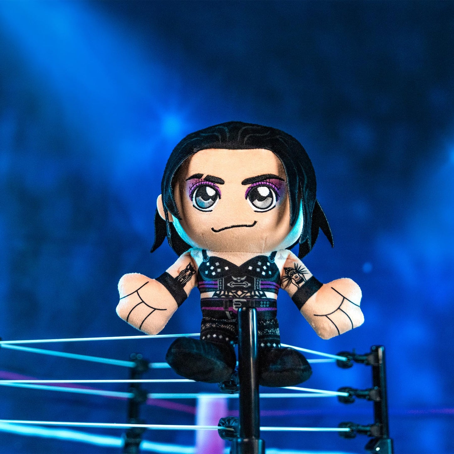 Bleacher Creatures WWE Diva Rhea Ripley 8" Kuricha Plush - Soft Chibi Inspired Toy