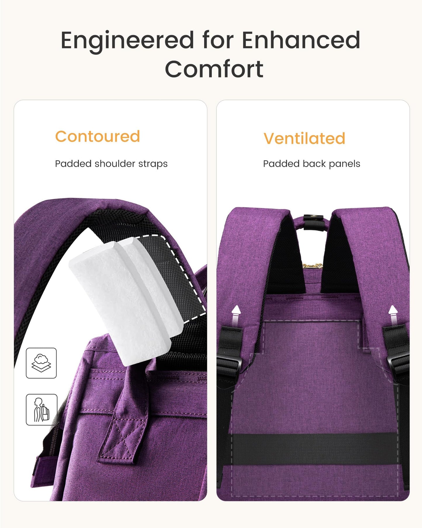 LOVEVOOK Laptop Backpack for Women with Giant Tumbler Holder Pocket,15.6inch Waterproof Travel Backpack Purse Computer Laptop Bag,Professional Work College Nurse Teacher Backpack Travel Bag,Bean Green