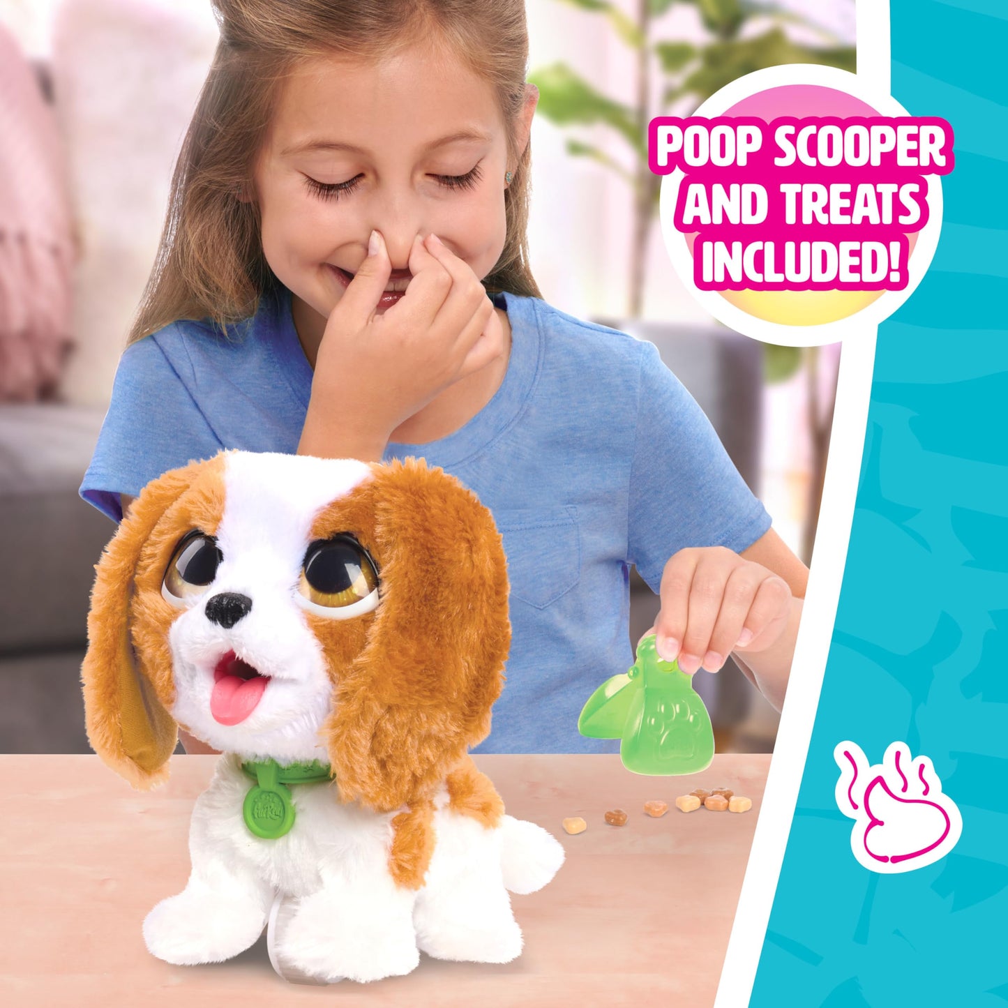FurReal Poop-a-Lots - King Charles Spaniel, Kids Toys for Ages 4 Up, Gifts and Presents
