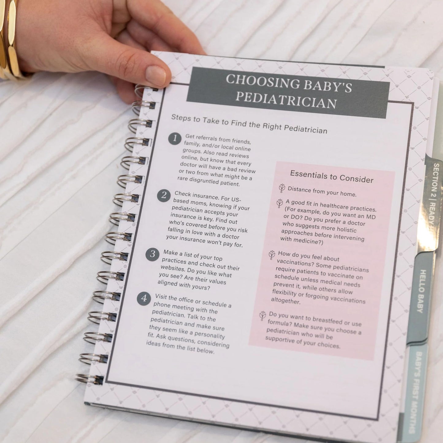 Expecting and Organized New Baby Planner – Pregnancy Organizer and Checklist Journal for First-Time Moms – 140+ Page Hardcover Keepsake by Undefining Motherhood