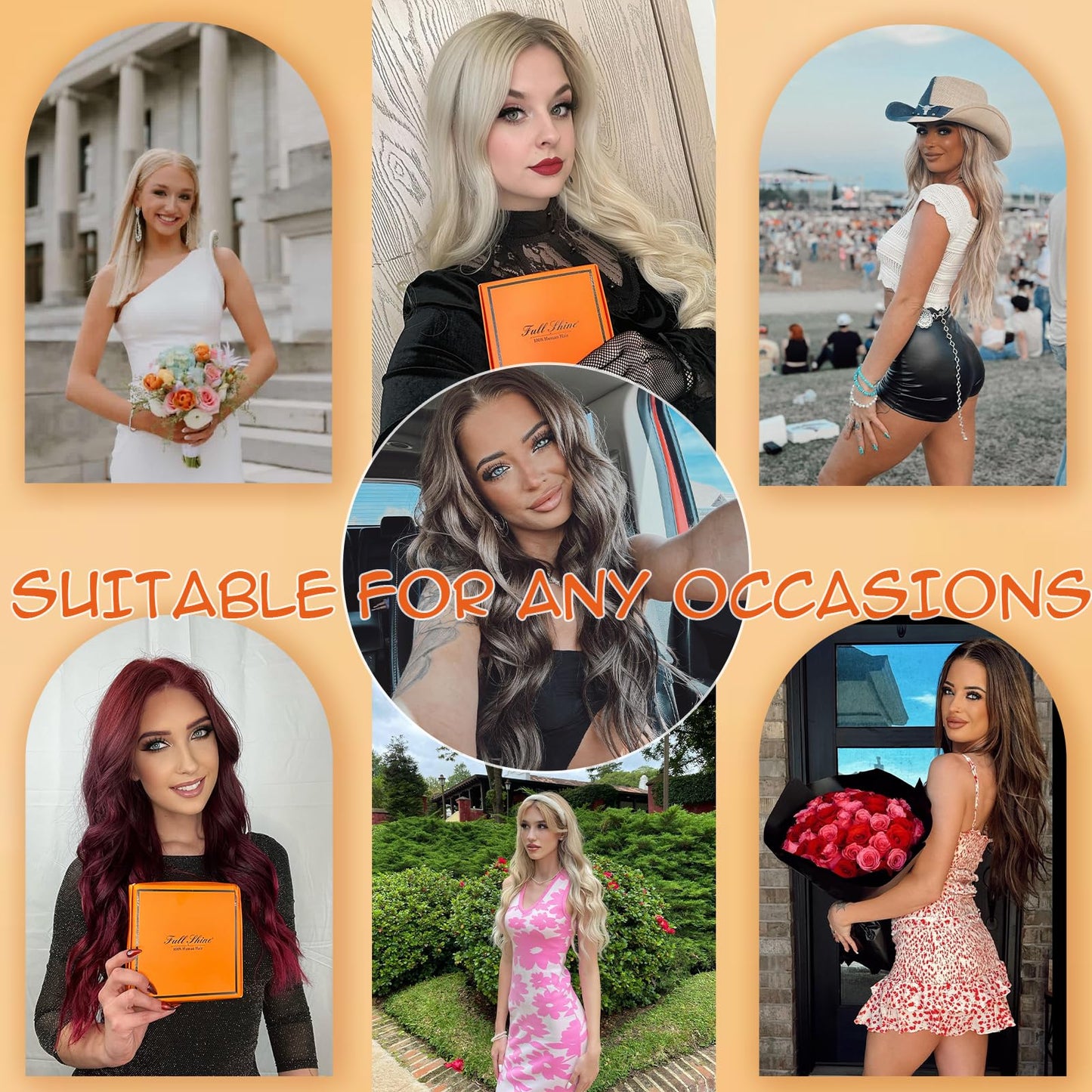 Full Shine Invisible Tape in Hair Extensions Human Hair 18 Inch Tape in Brown Hair Extensions Color 4/24/4 Balayage Tape in Extensions Real Hair Extension Tape in Human Hair Extensions 50 Gram 20 Pcs
