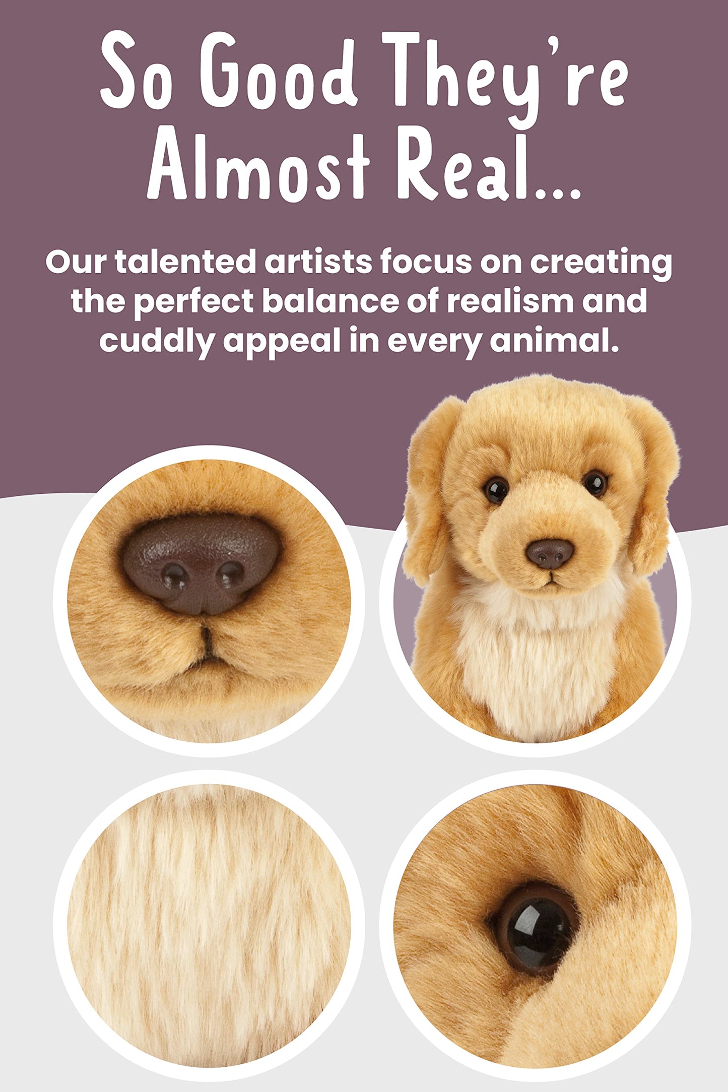Living Nature An459 Pets Golden Retriever en Peluche