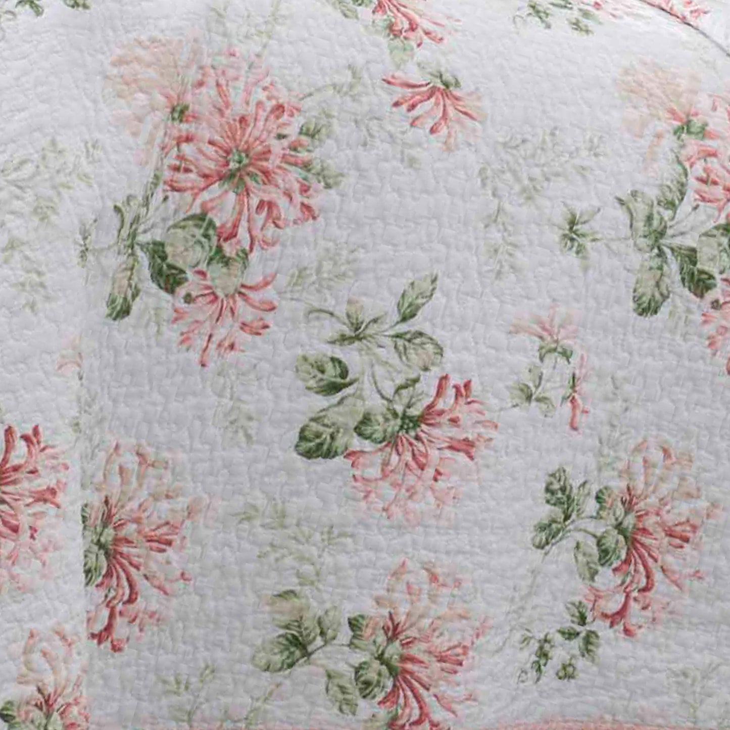 Laura Ashley - Queen Quilt Set, Cotton Reversible Bedding with Matching Shams, Home Decor Ideal for All Seasons (Honeysuckle Pink, Queen)