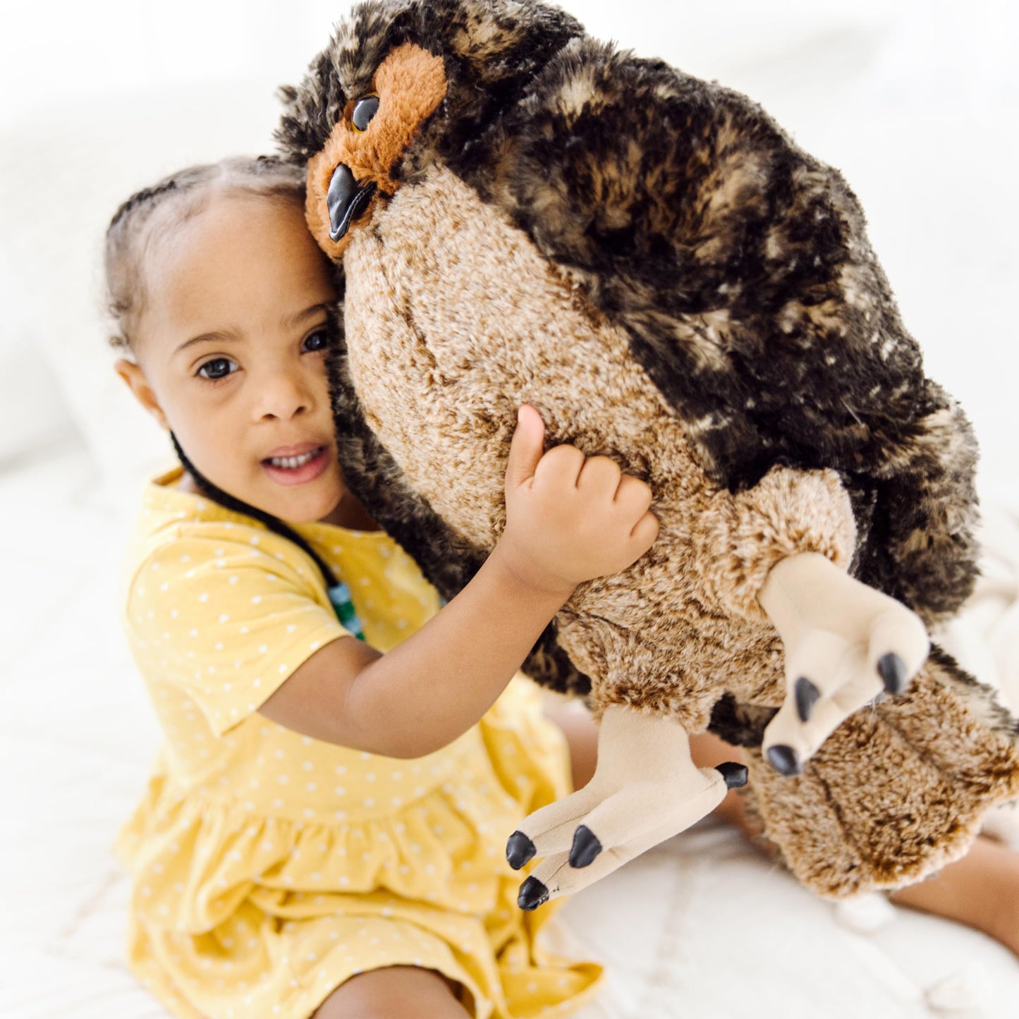 Melissa & Doug Giant Owl - Lifelike Stuffed Animal (17 inches Tall)