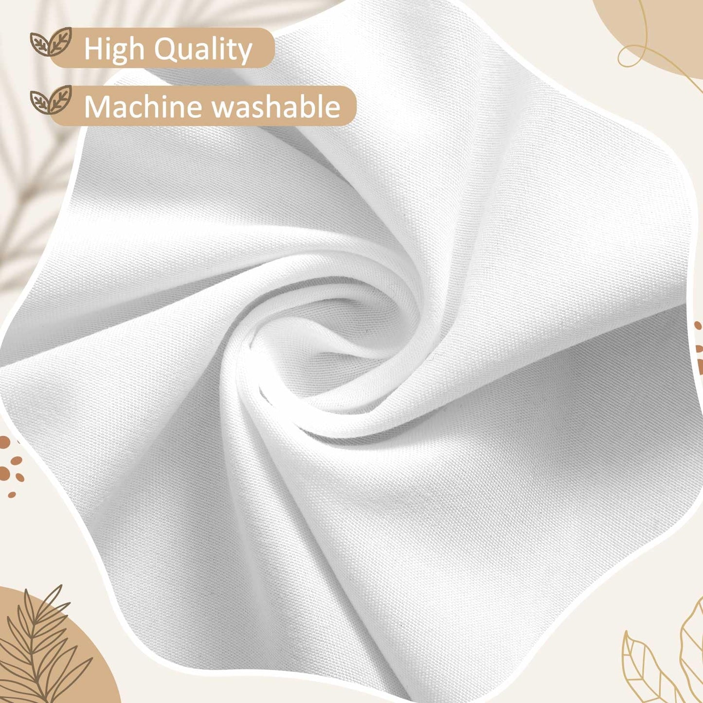 Hahafelt Scalloped Crib Skirt for Baby Girl Nursery, 28"x 52" with 14" Drop, 4-Sided Dust Ruffle, Soft Breathable Fabric, Elegant Nursery Decor, Fits Standard Crib, White