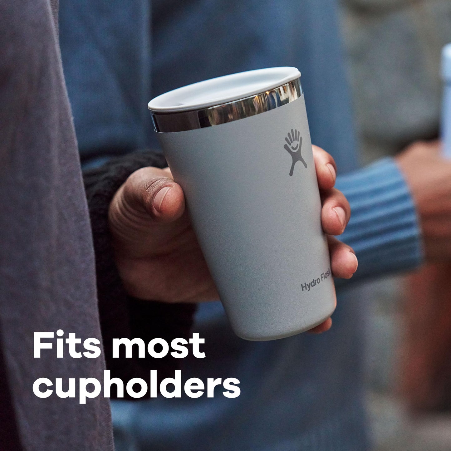 Hydro Flask All Around Tumbler Press-in Lid, Insulated Travel Mug, Stainless Steel Coffee Cup 28 Oz Black