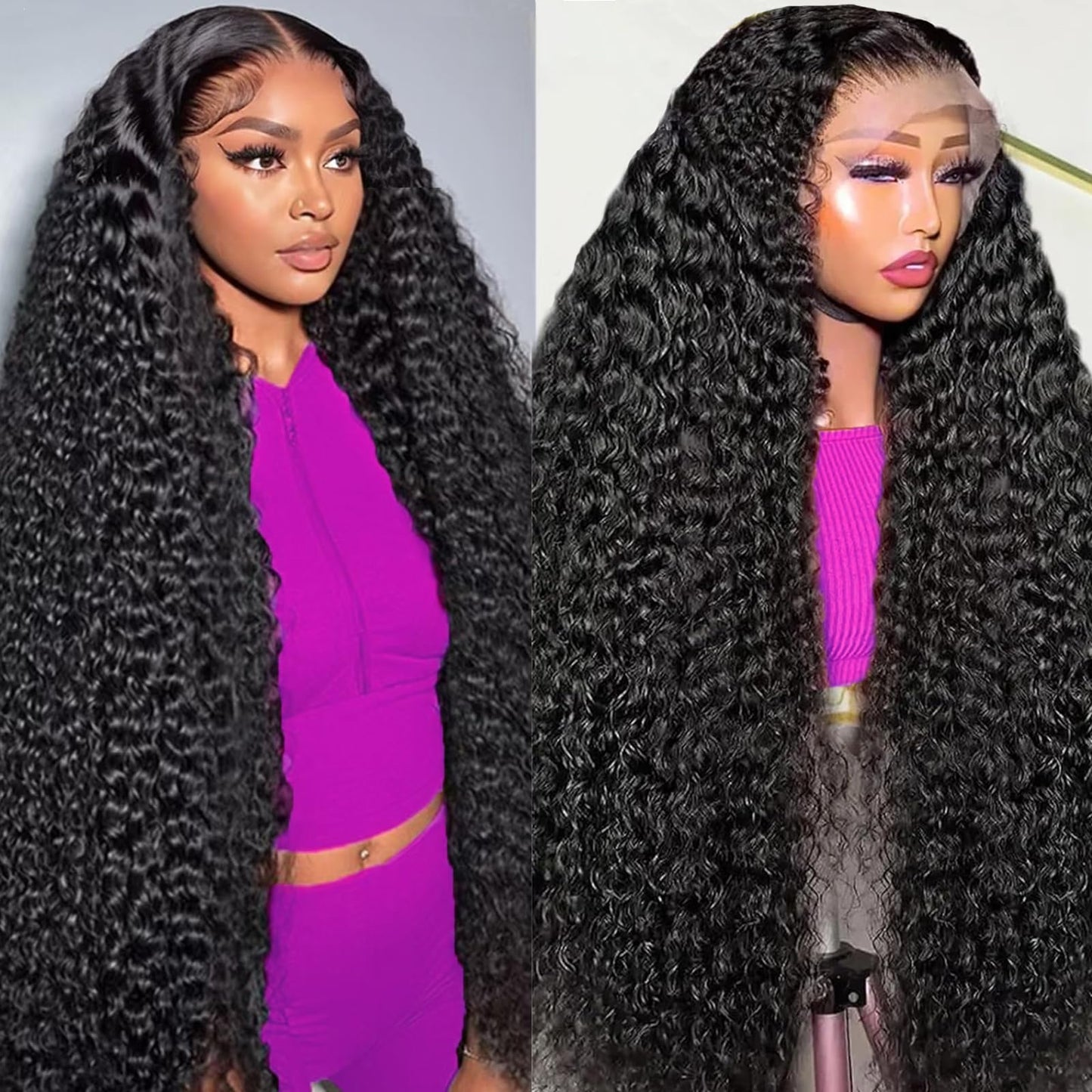 SBDSBD 30 Inch13x6 Deep Wave Lace Front Wigs Human Hair Pre Plucked Deep Wave Curly Wig Human Hair 200 Density Water Wave wet and wavy Lace Front Wigs Human Hair for wowen Lace Frontal Wigs Human Hair