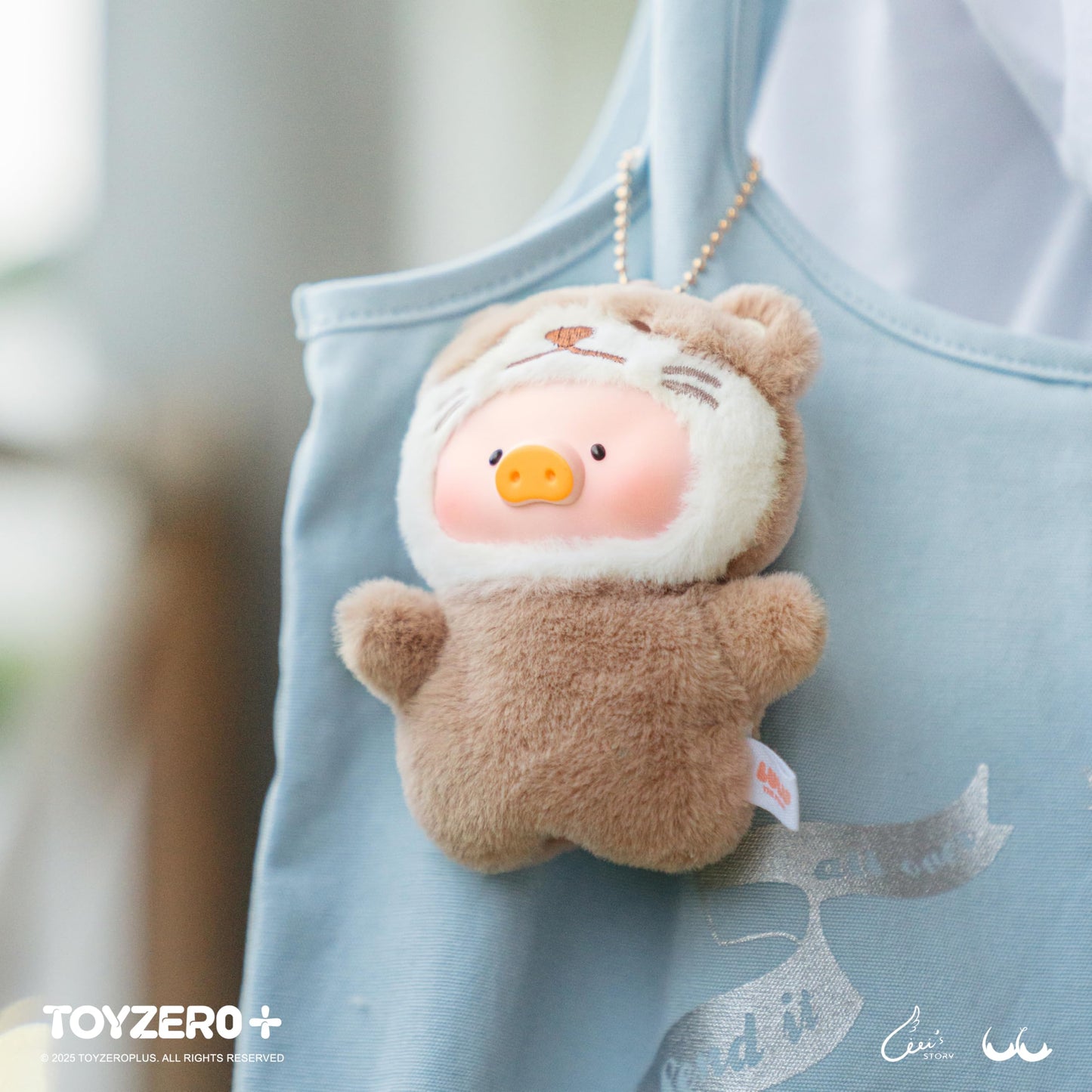 TOYZERO+ Lulu The Piggy Blind Box Figures - 6pcs Puppet Show Series Plush Keychain Blind Boxes Finger Puppet Toy Cute Stuffed Animals Mystery Box Collectibles Home Decoration Birthday Gifts, Whole Set