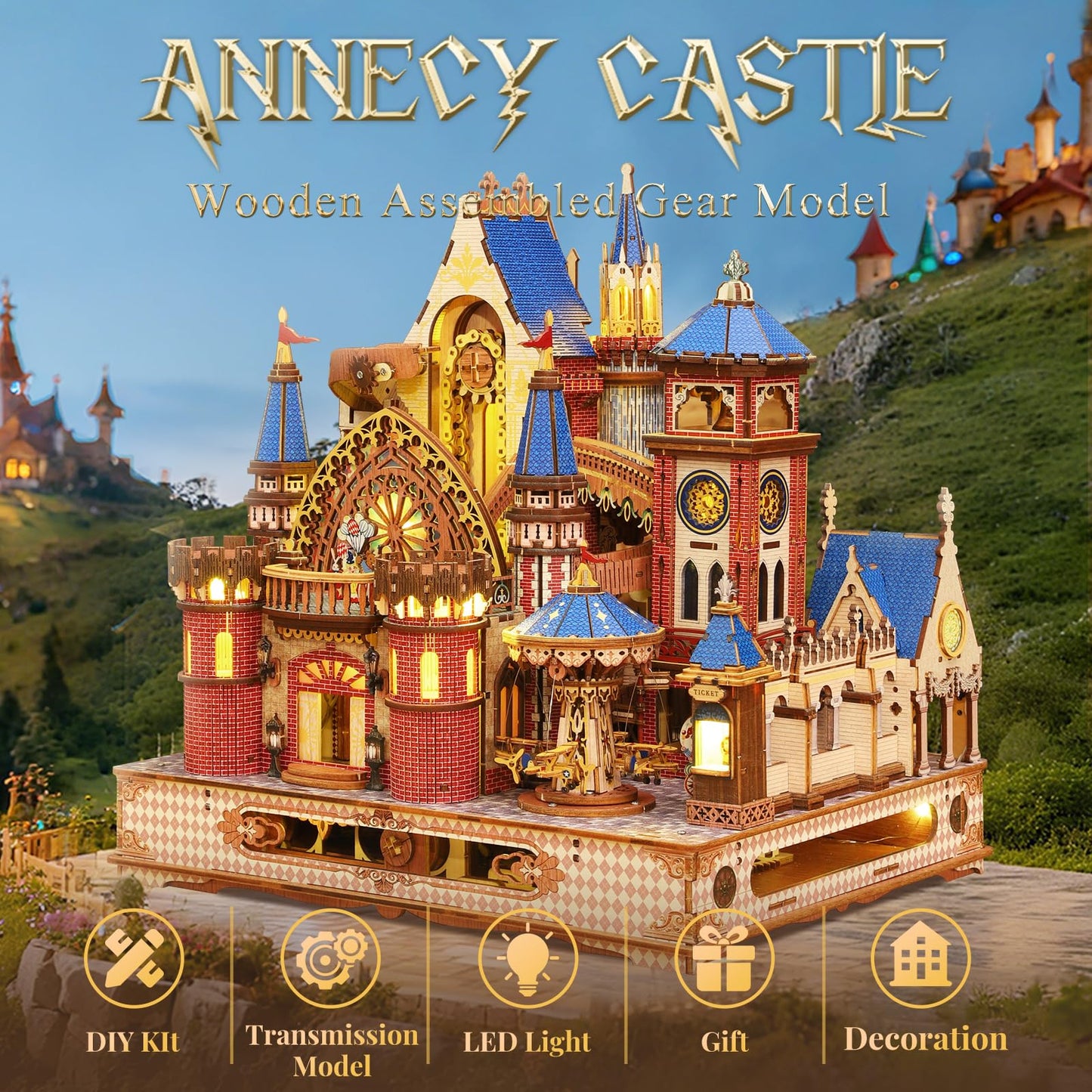 LogicTwist 3D Wooden Puzzles for Adults