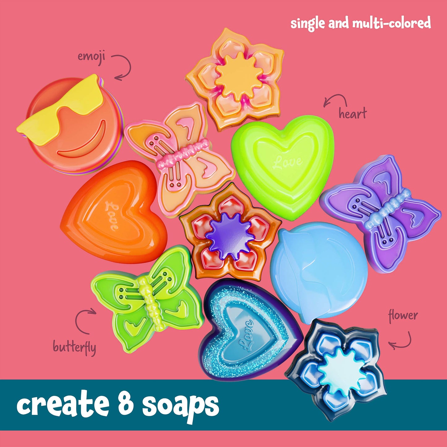 Soap & Bath Bomb Making Kit for Kids - 3-in-1 Spa Science Kits For Kids : DIY Craft project for Kids - Easter Gift for Girls and Boys : Complete Soap Making Kit & Make Your Own Bath Bombs, Soap & Bath Scrubs