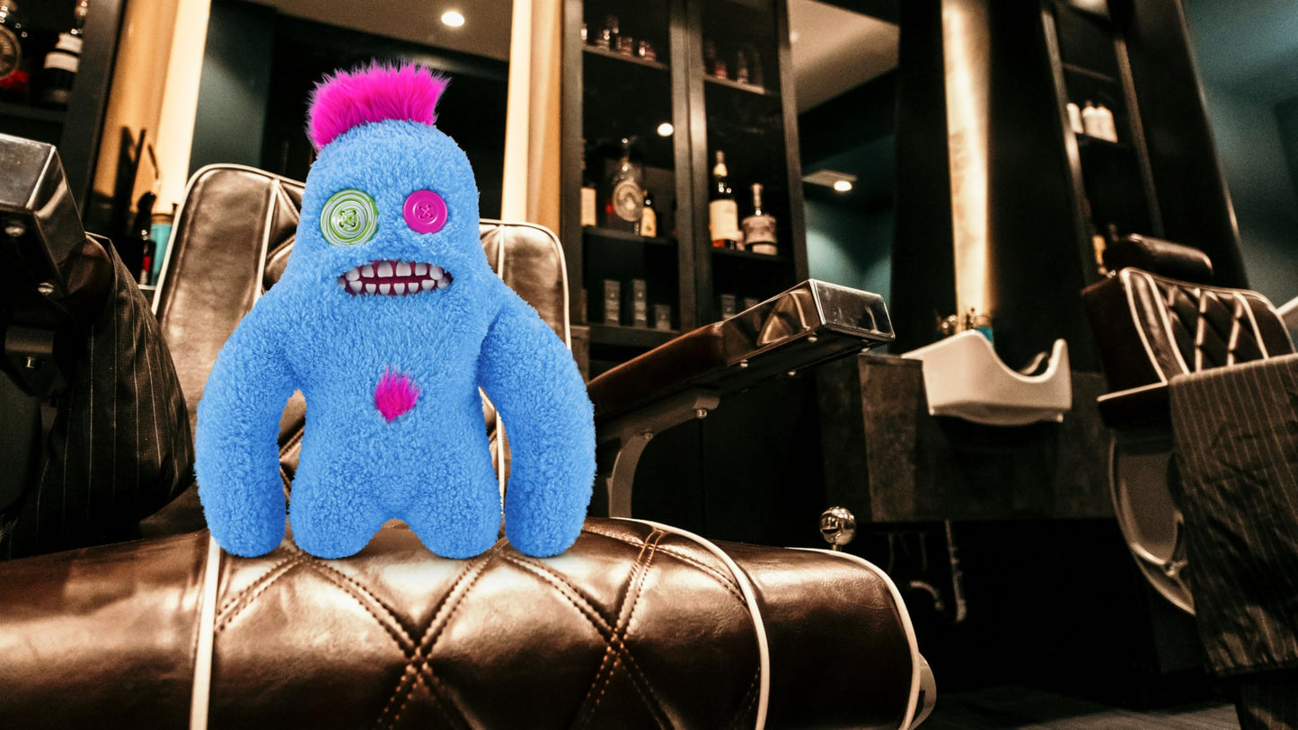 Fuggler Hairy Fuggs 9-inch Series 1 by ZURU, Funny Ugly Monster Plush Toy (2PK)