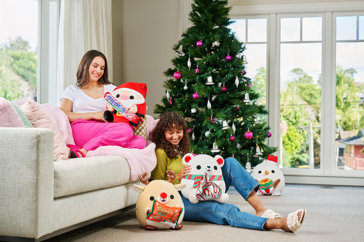 SNACKLES-Christmas 14"-Series 1-Plush 14" Reindeer&Reese's Peanut Butter Trees