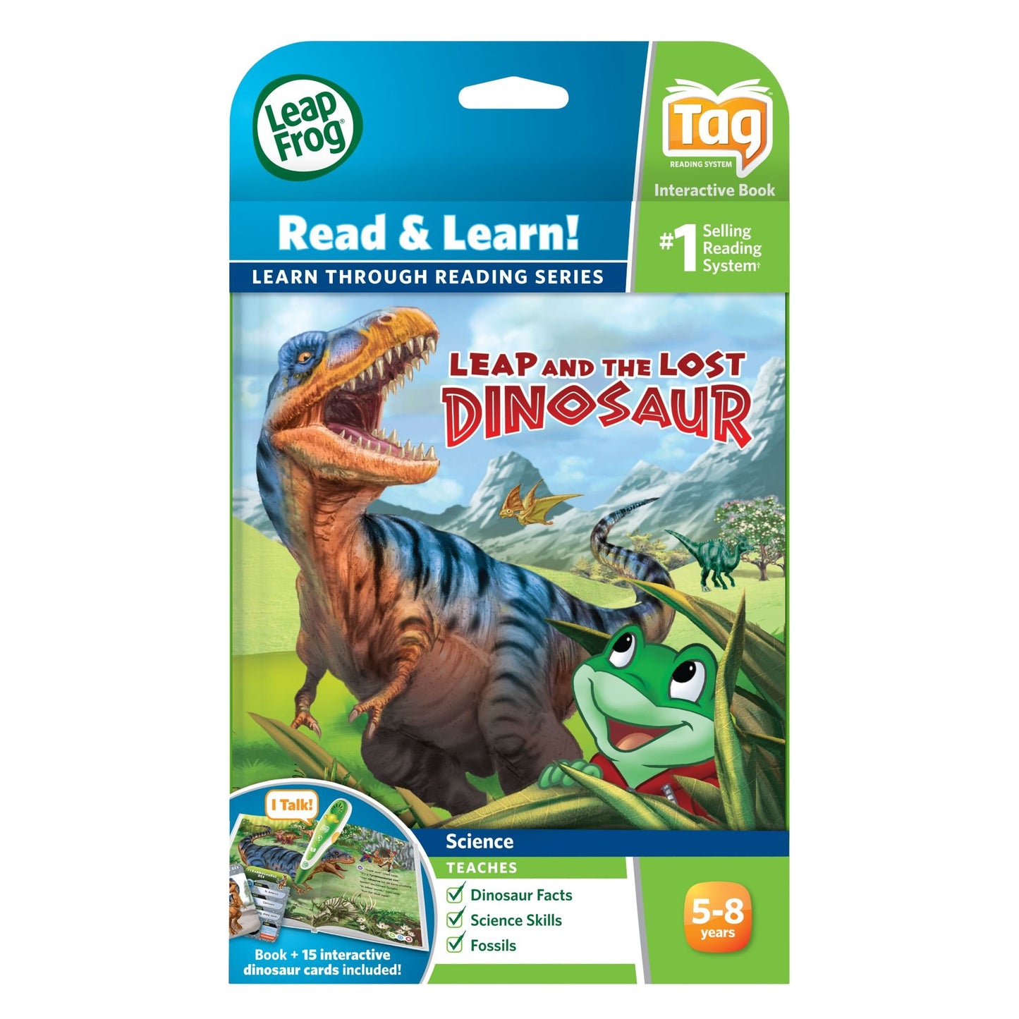 LeapFrog LeapReader Book: Leap and The Lost Dinosaur (Works with Tag)