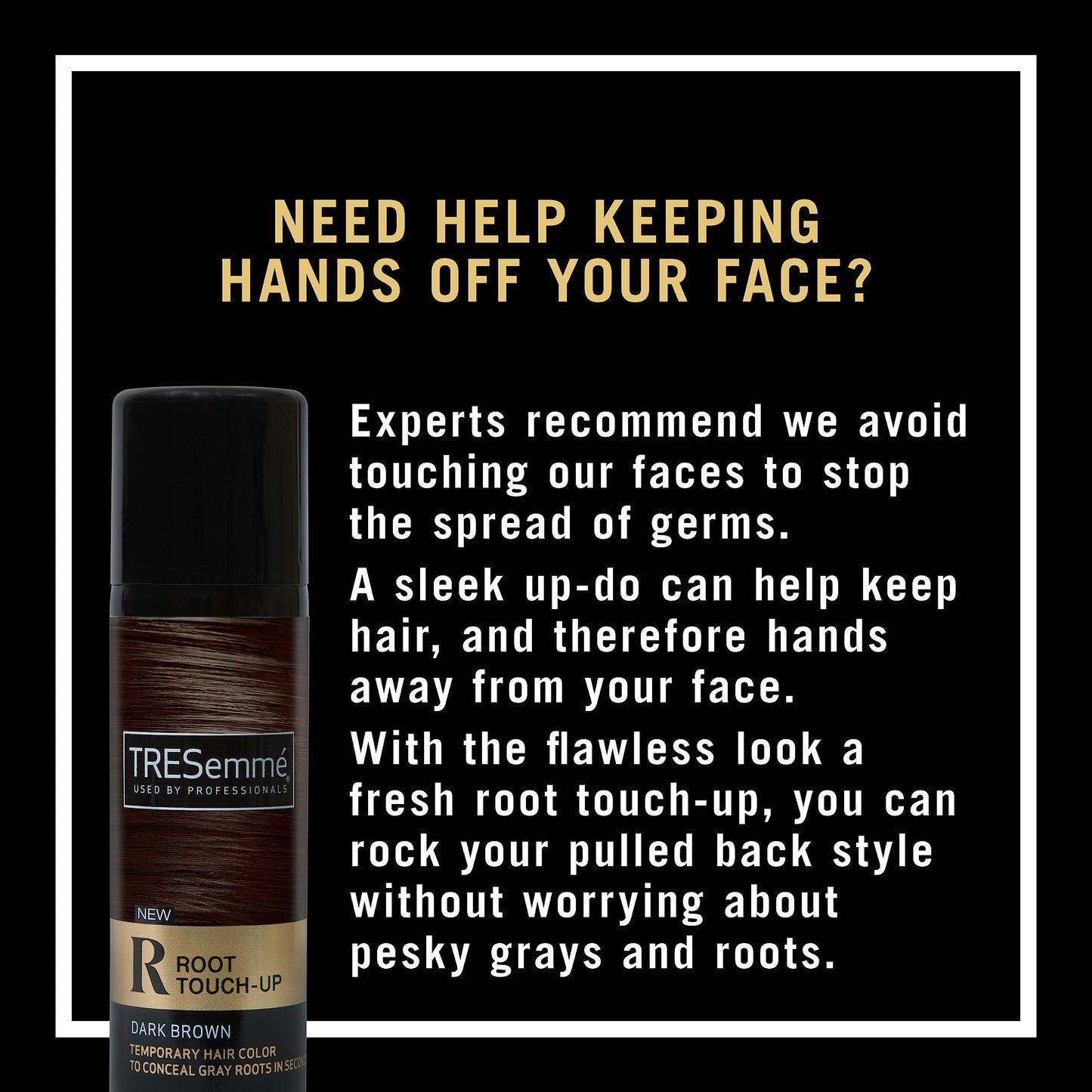 TRESemme Root Touch Up Spray, Dark Brown - Temporary Hair Color for Hair Root Touch Up - Dark Brown - Aerosol - Cruelty Free - 6 Pack of 15 Ounce