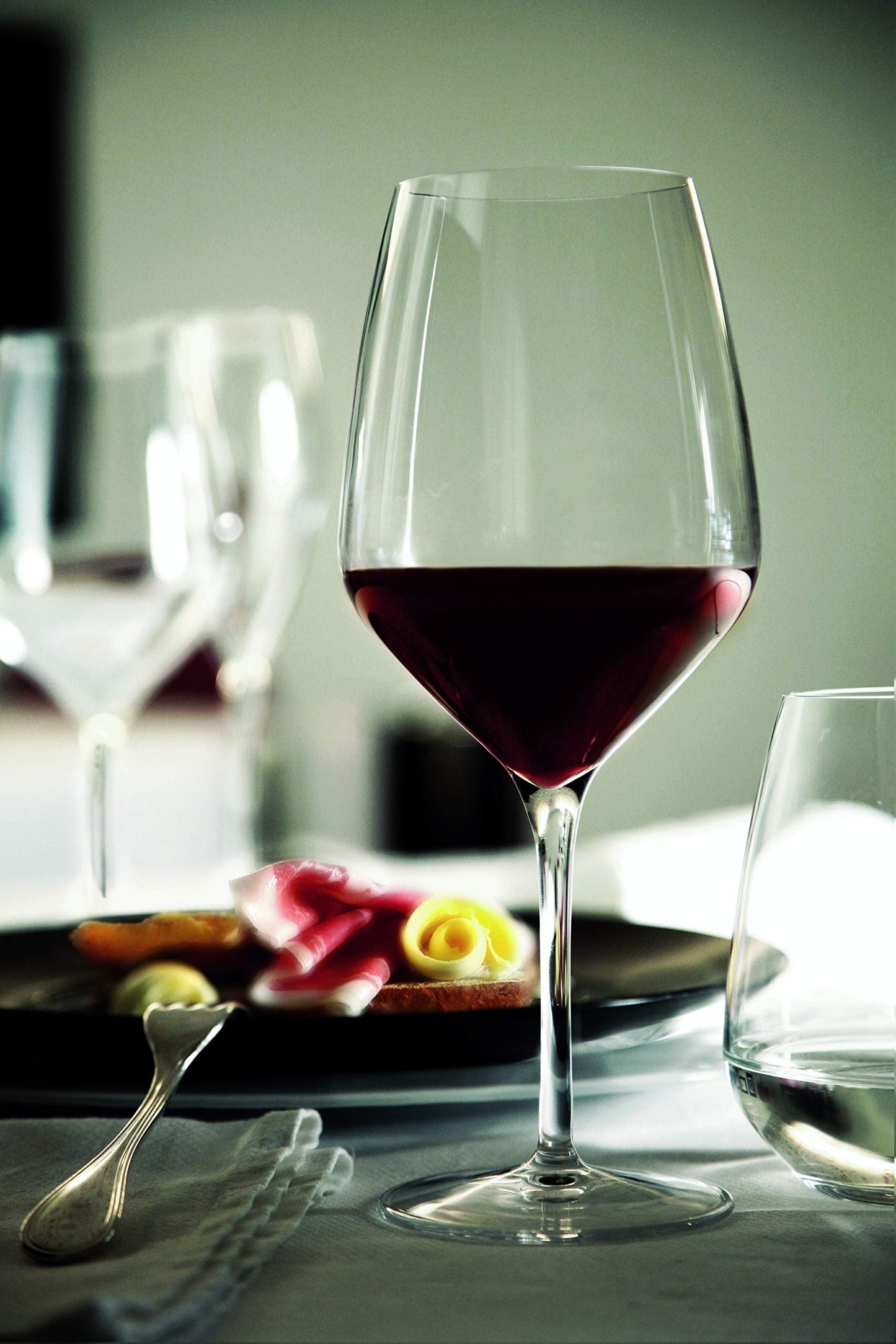 Luigi Bormioli Atelier Cabernet/Merlot Wine Glass, 23-3/4-Ounce, Clear, 6 Count (Pack of 1)