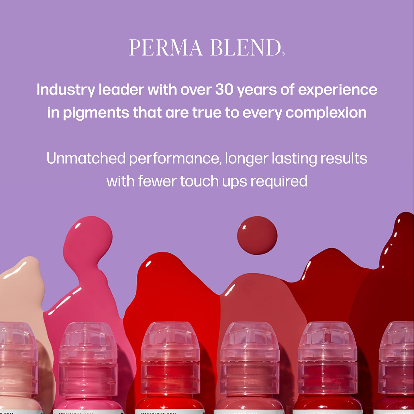 Perma Blend - Cool Eyebrow Tattoo Set - Microblading Pigment + Eyebrow Tattoo Ink for Permanent Makeup - Includes Blackish Brown, Dark Fudge and Mallard - Vegan - (0.5 oz, 3 Count)