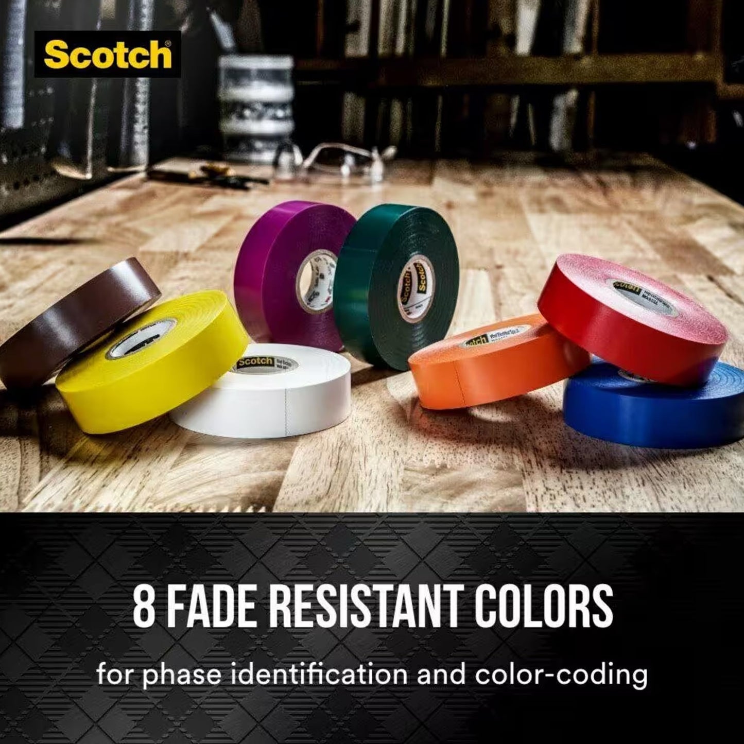 3M 10828-DL-2W 3/4" X 66' White Scotch 35 Professional Electrical Tape