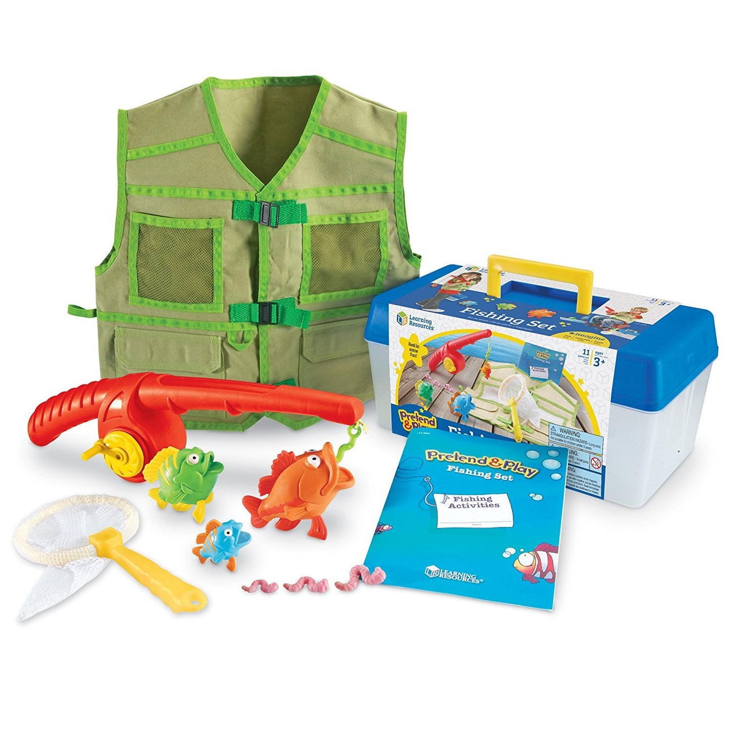 Learning Resources LER9055 Pretend & Play Fishing Set, Multicolored, LER9055