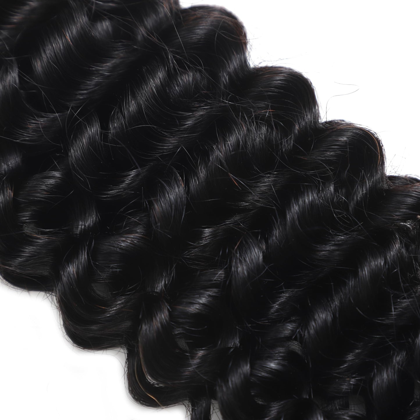 Human Braiding Hair for Boho Braids 2 Bundles 100g 18Inch Water Wave Human Hair Braiding Hair 12A Brazilian Virgin No Weft Hair Extensions for Bohemian Knotless Braids Bulk Human Hair for Braiding
