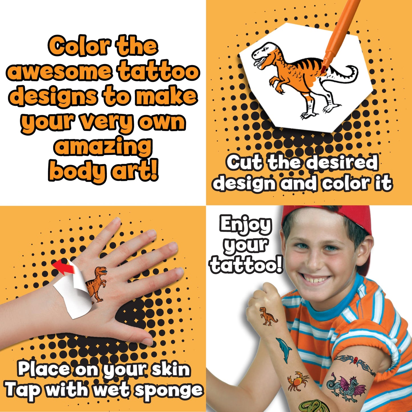Small World Toys Creative - Just for Boys Tattoos
